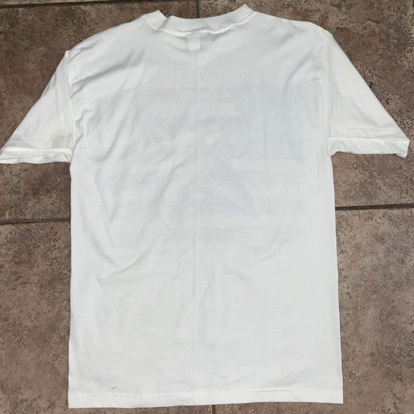 Vintage VINTAGE Single Stitch Body Details USA Shirt Mens L White T-Shirt Size US L / EU 52-54 / 3 - 4 Thumbnail