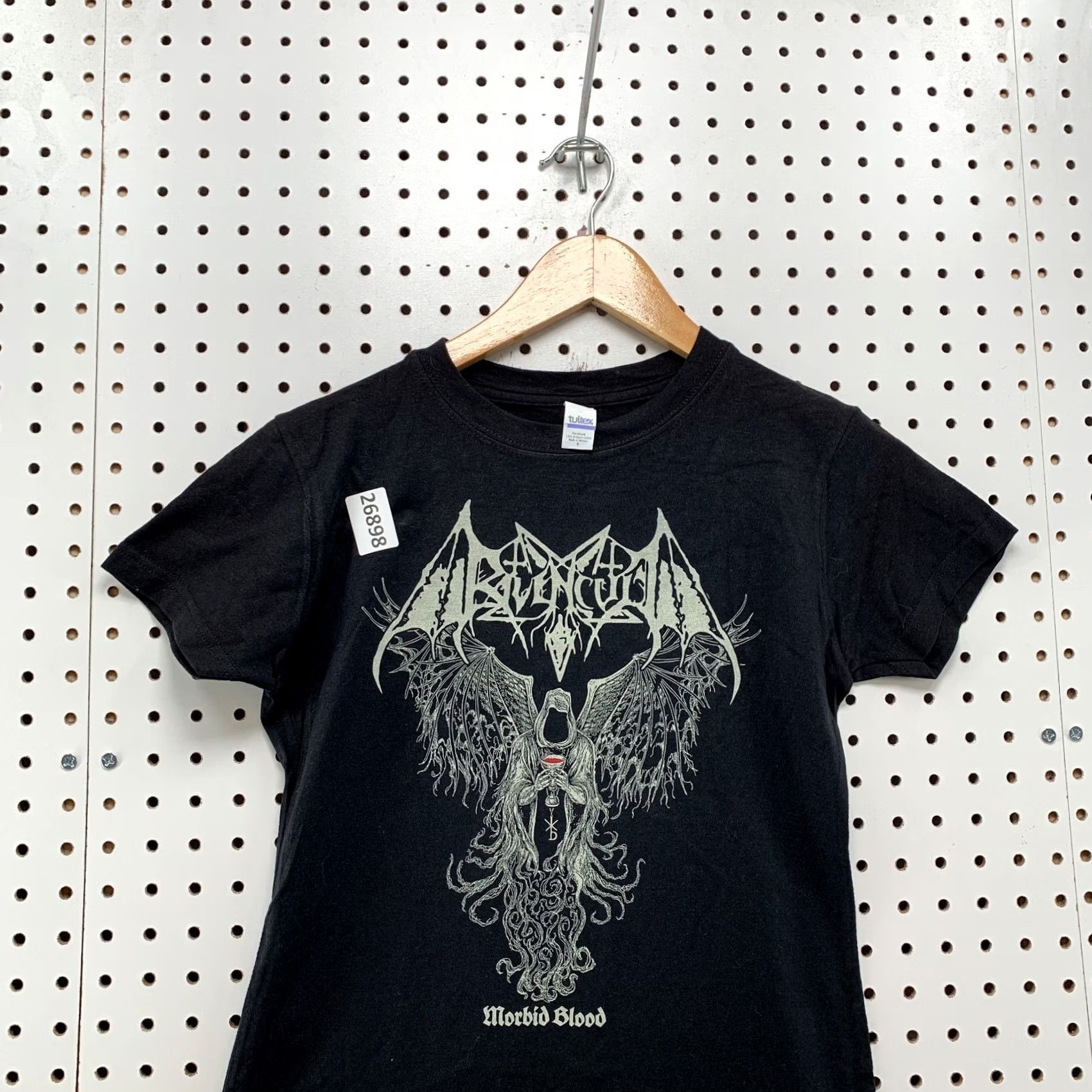 Tultex Morbid Blood Demonic Shirt Black Double Sided Demon Adult Small Size US S / EU 44-46 / 1 - 3 Thumbnail