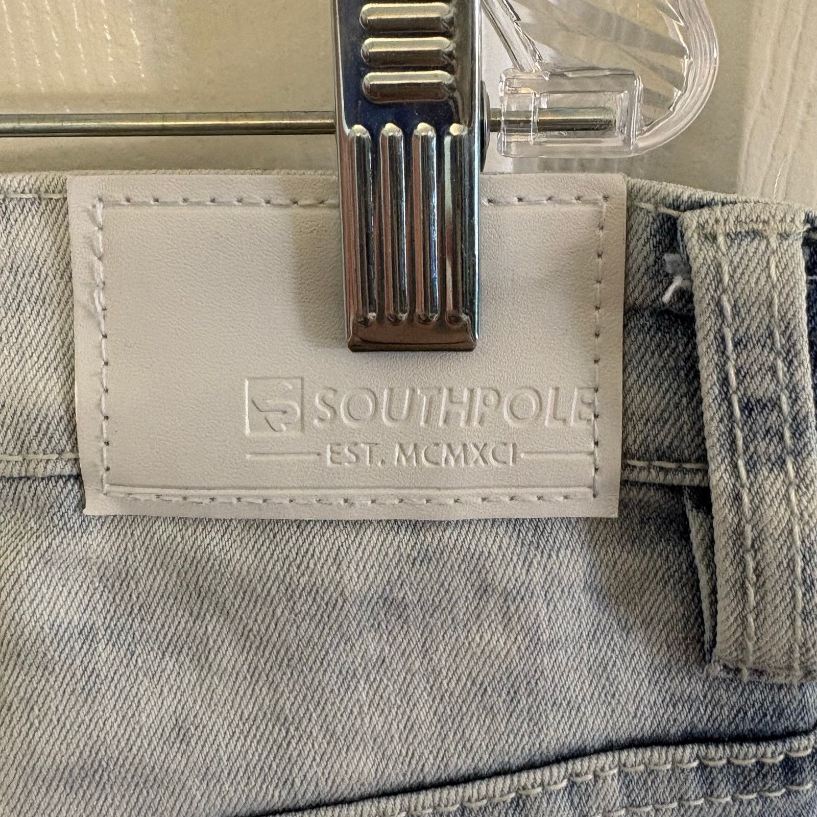 Southpole SouthPole Light Washed Jeans Size 36 x 30 Size US 36 / EU 52 - 4 Thumbnail