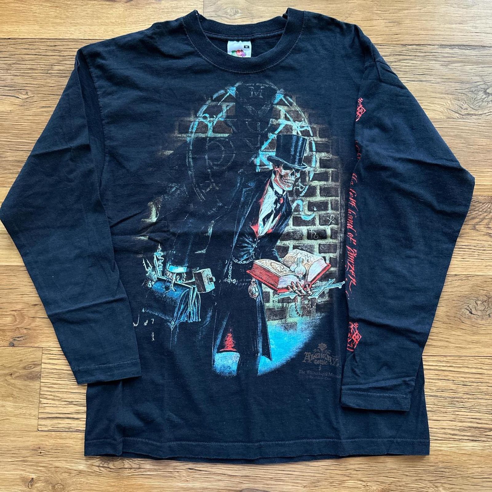 Fruit Of The Loom Vintage Alchemy Gothic The Whitechapel Messiah Long Sleeve Size US M / EU 48-50 / 2 - 1 Thumbnail