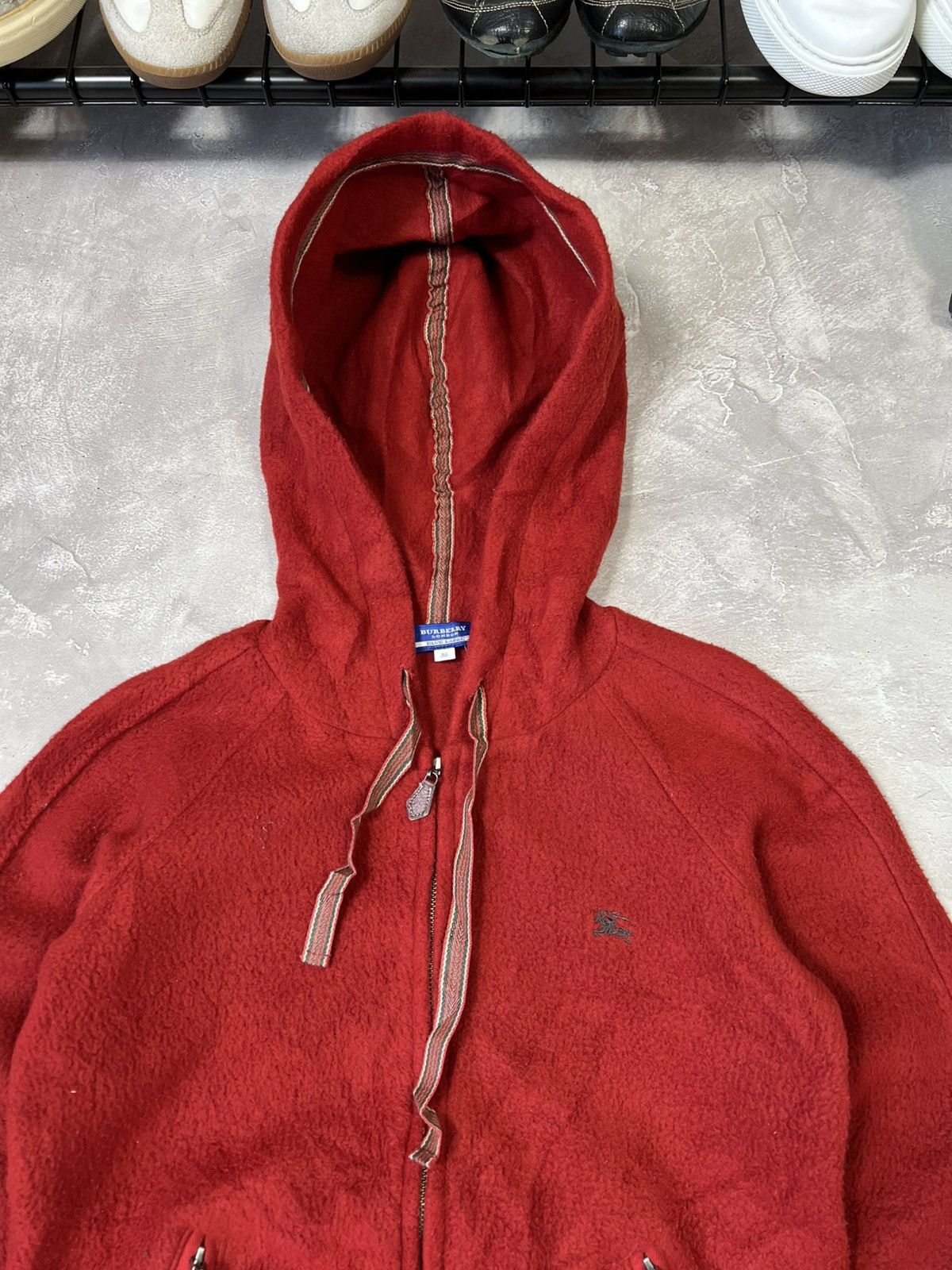 Burberry Vintage Burberry Fleece Zip Hoodie Size XS / US 0-2 / IT 36-38 - 2 Thumbnail