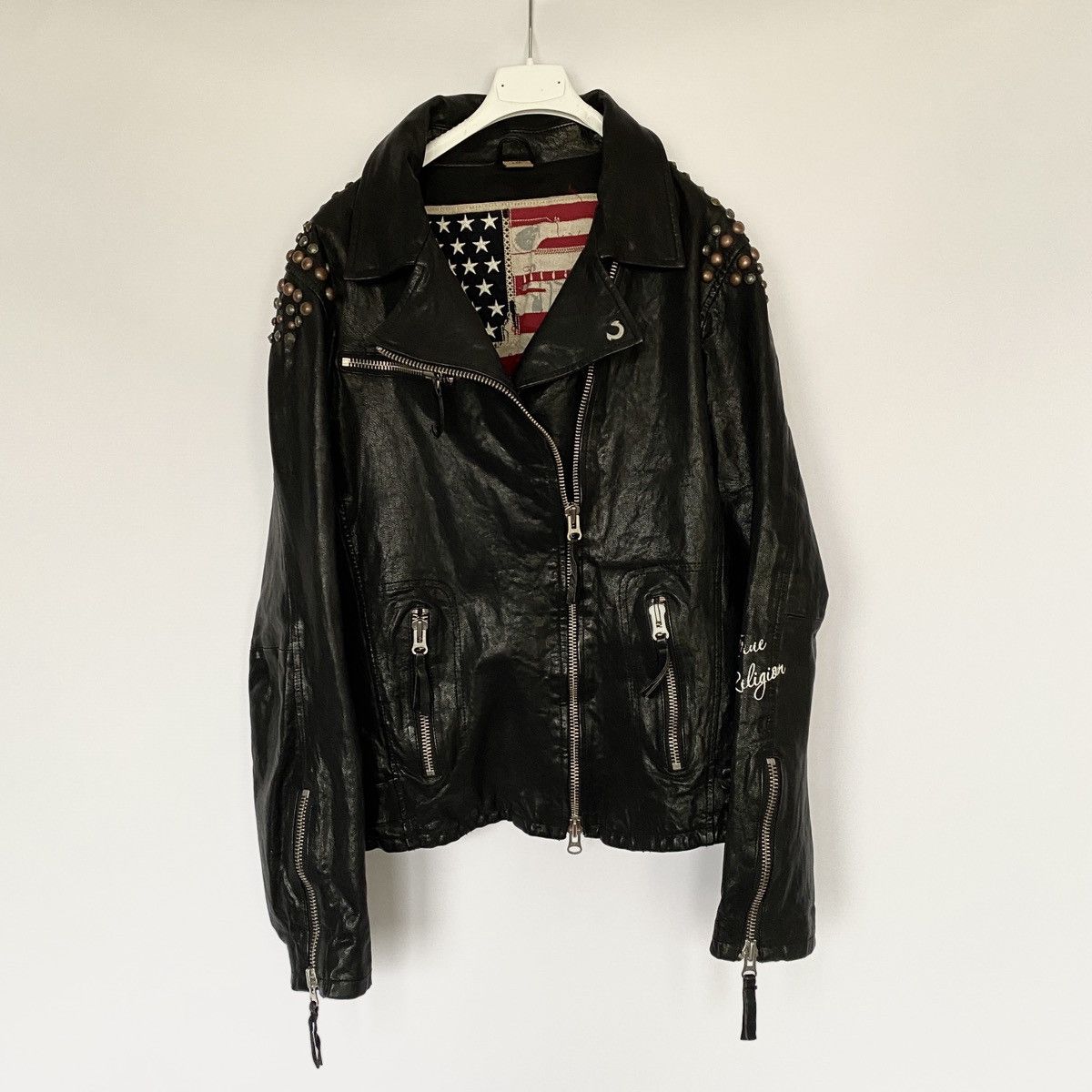 Leather Jacket Cheap True Religion Jackets Shop True Religion Men