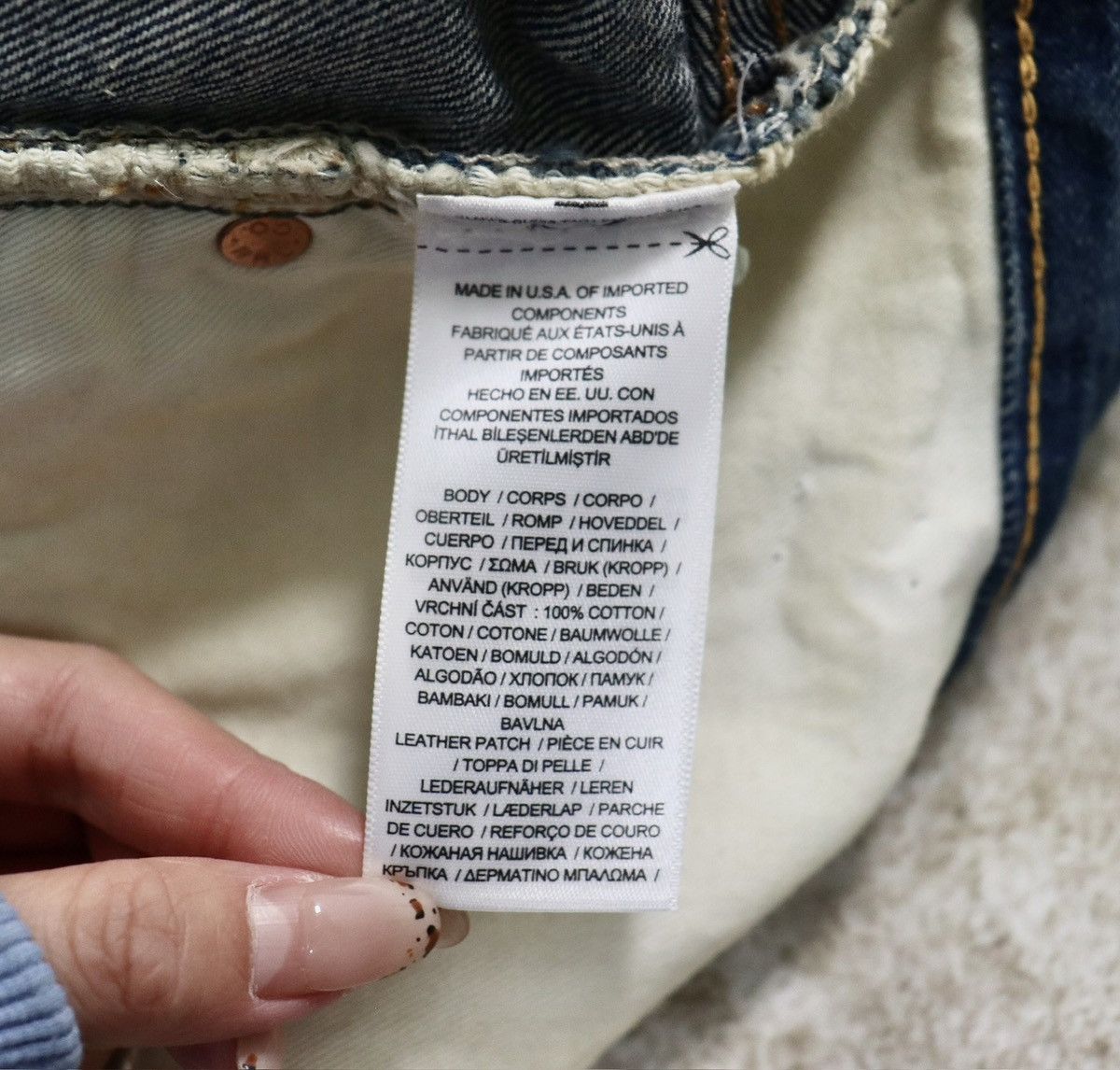Ralph Lauren Ralph Lauren RRL 5 pocket jeans Double RL，W36L32 Size US 36 / EU 52 - 16 Thumbnail