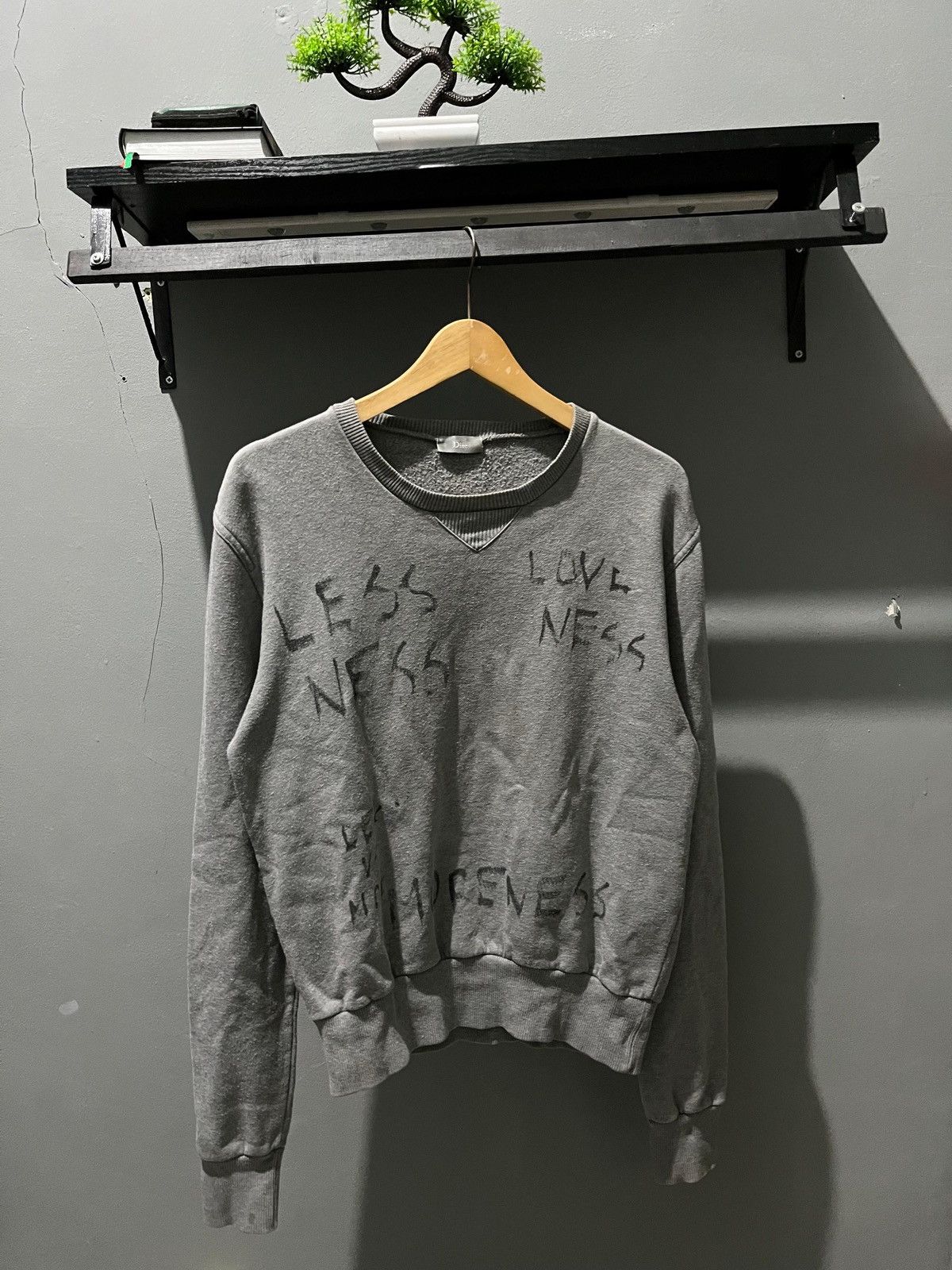 RARE❤️‍🔥DIOR SS11 Loveness Morreness Distressed Sweater