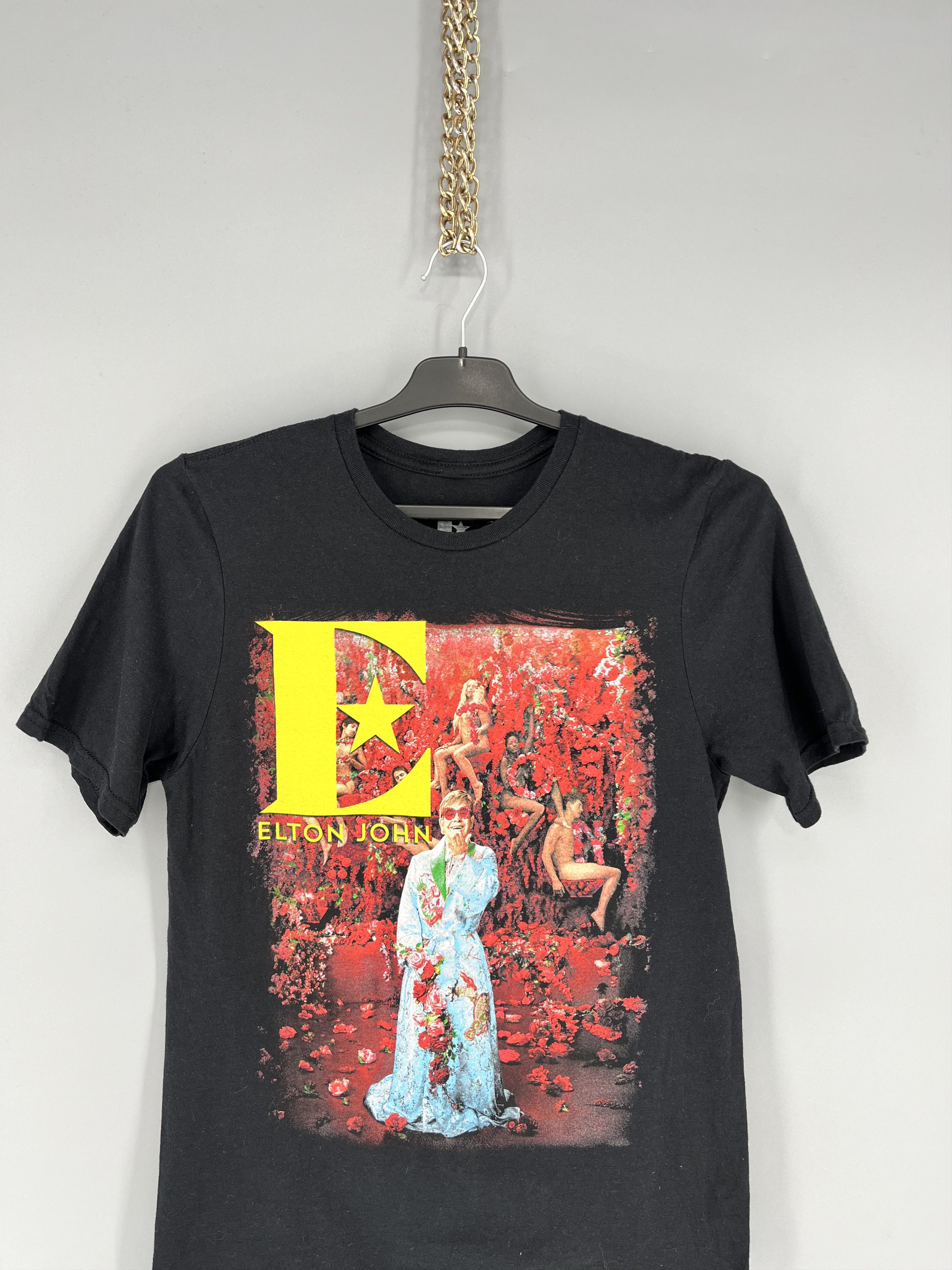 Band Tees × Vintage Vintage Elton John Rocket Man Promo T-shirt Size S Size US S / EU 44-46 / 1 - 6 Thumbnail