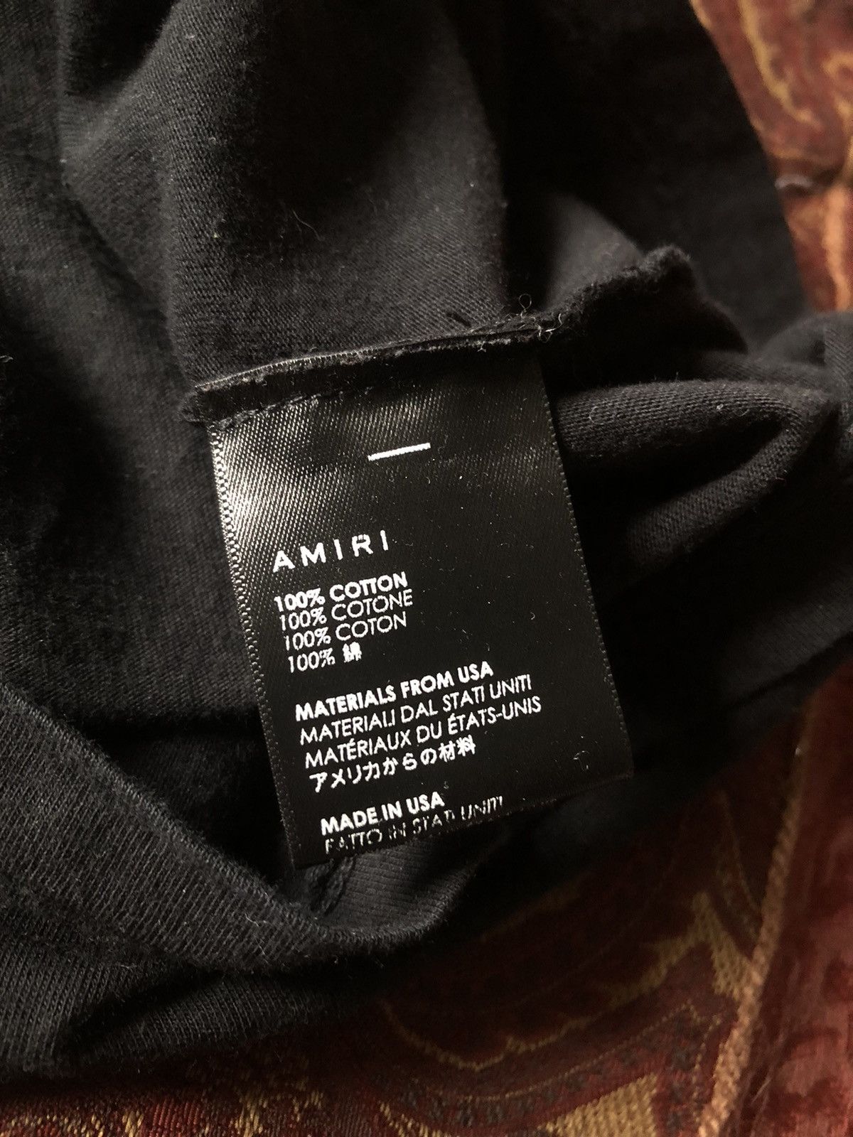 Amiri I’d let you drag me through hell tee Size US L / EU 52-54 / 3 - 4 Thumbnail