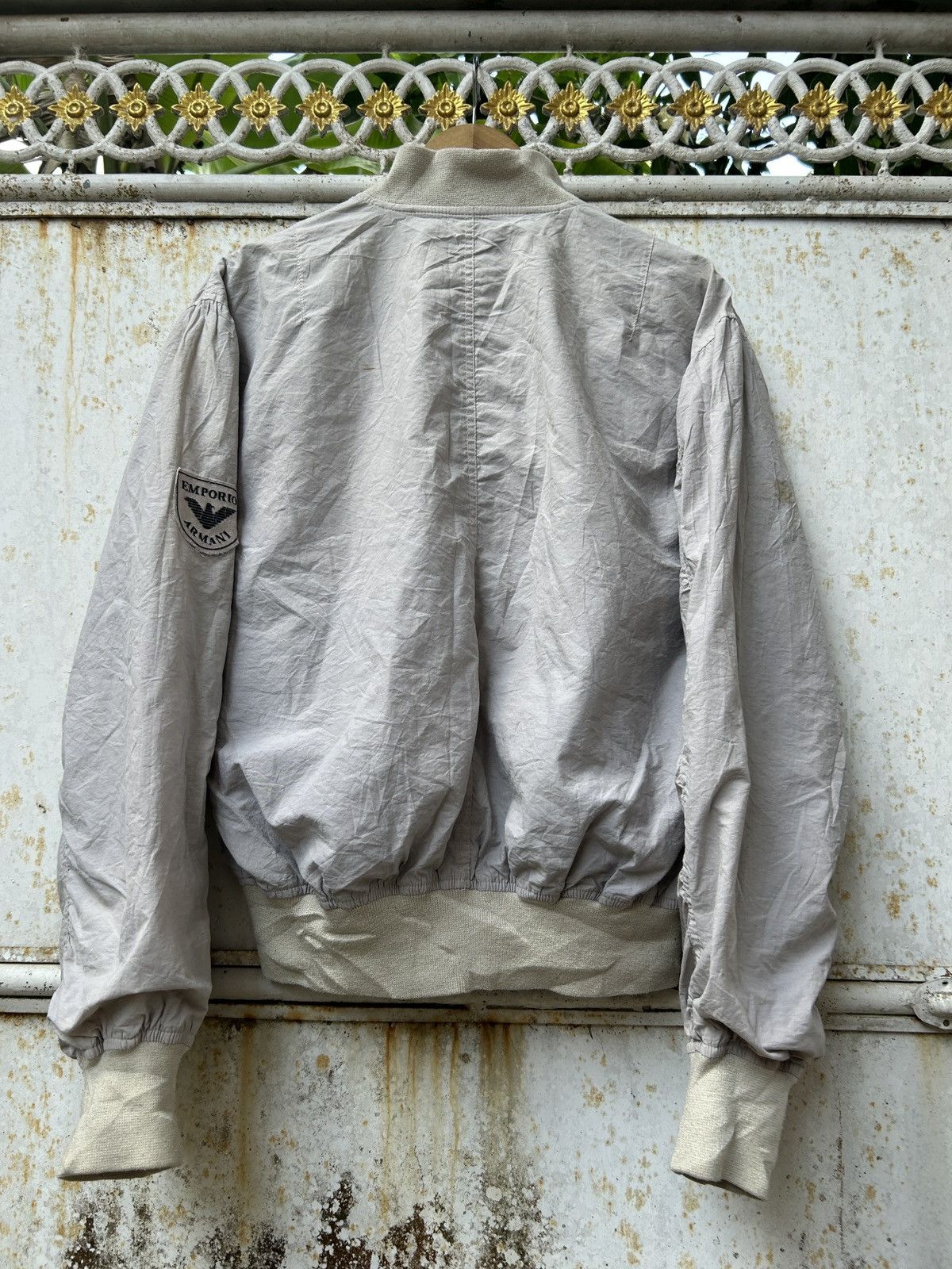 Vintage Vintage 90 Emporio Armani Bomber Jacket Size US L / EU 52-54 / 3 - 3 Thumbnail