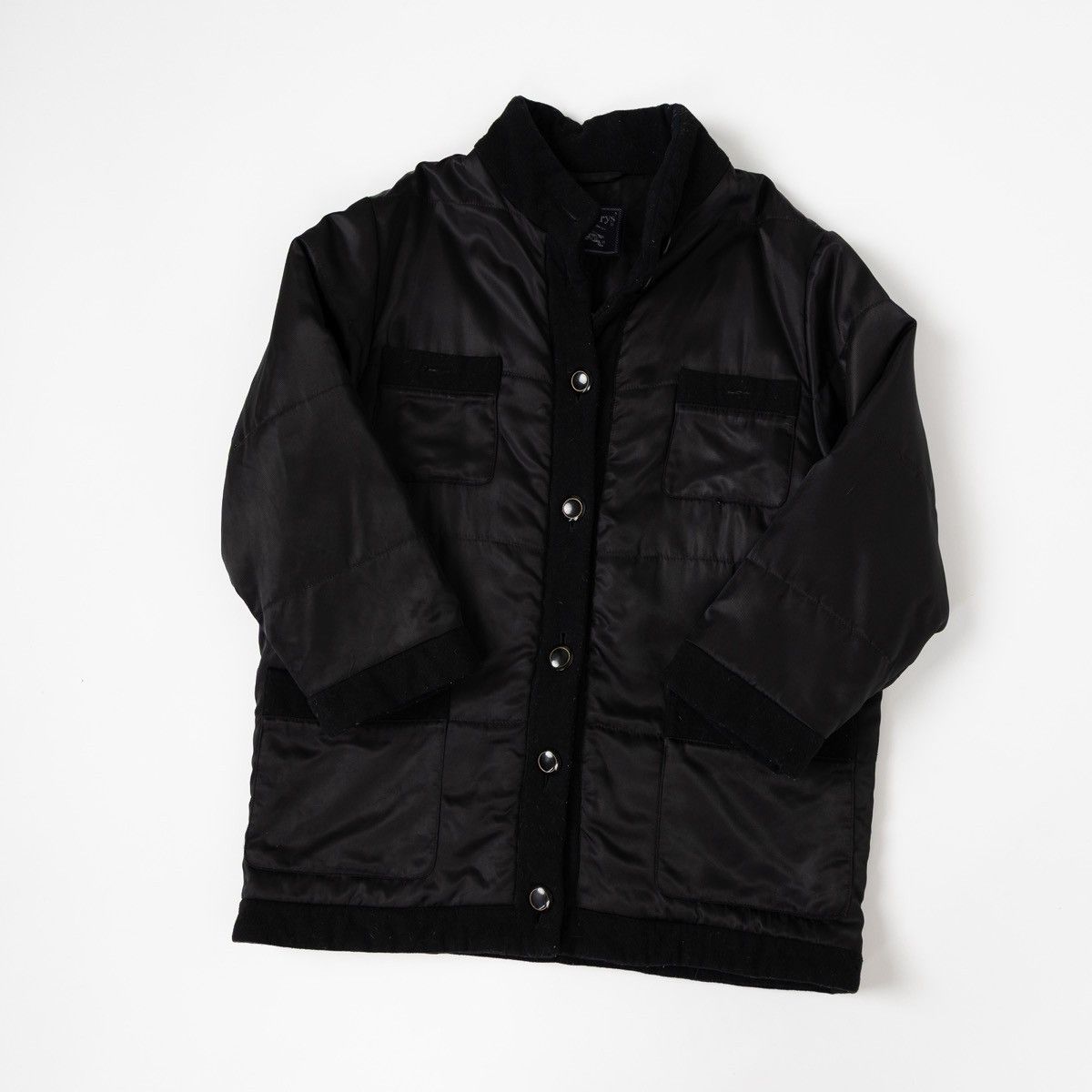 Burberry Burberrys Womens Vintage Black Quilted Jacket Nova Check Size L / US 10 / IT 46 - 2 Thumbnail