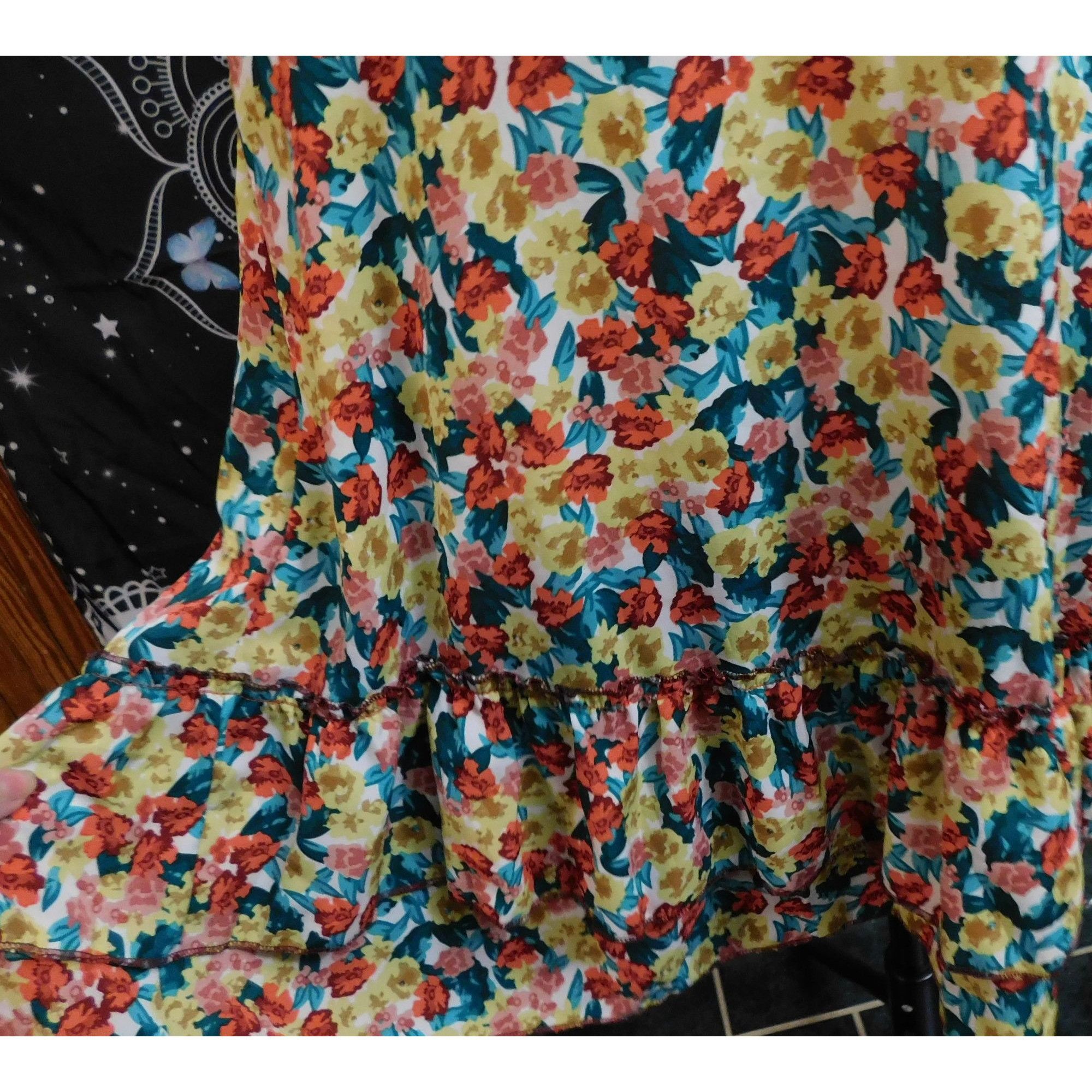 Other Bloom Chic Floral Open Back Dress Size 14 US Size XL / US 12-14 / IT 48-50 - 3 Thumbnail