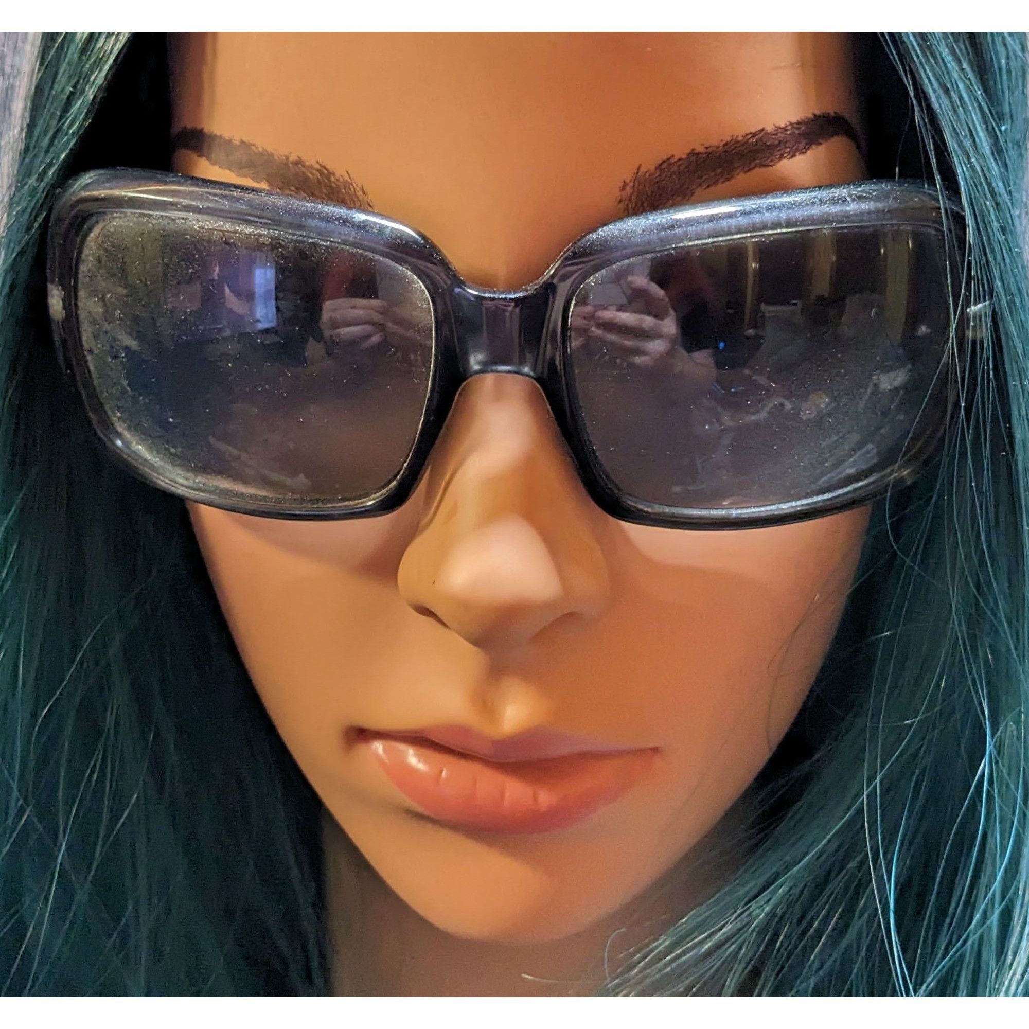 Other D6 Retro Dark Grey Metallic Unisex Sunglasses Size ONE SIZE - 4 Thumbnail
