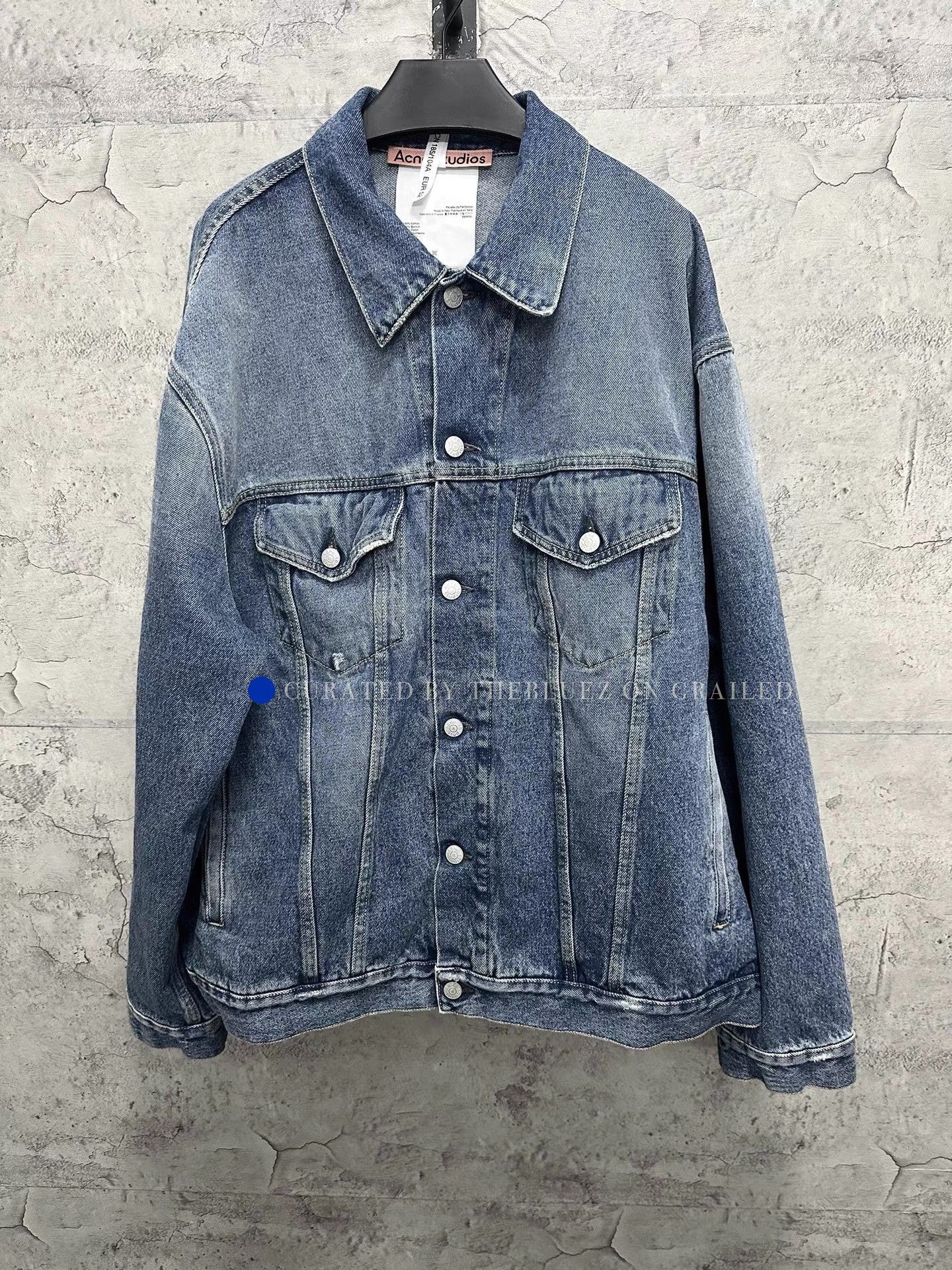 Acne Studios Classic Denim Jacket in Blue Size US L / EU 52-54 / 3 - 1 Thumbnail