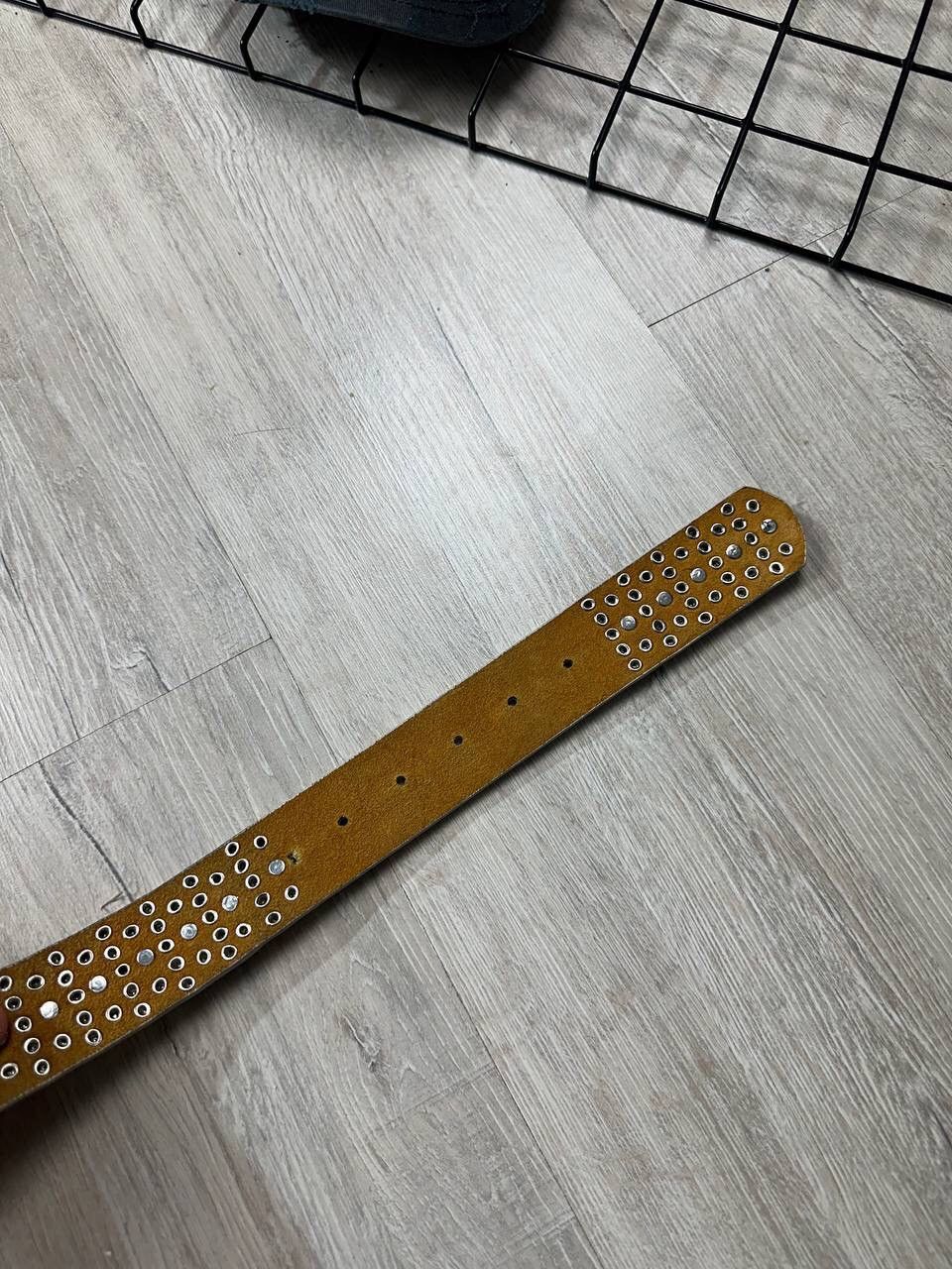 Hysteric Glamour × Japanese Brand × Vintage Vintage Rhinestones Leather Y2K Belt Size ONE SIZE - 4 Thumbnail
