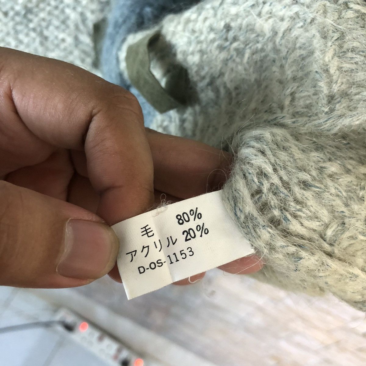 Vintage Japan vintage Grey Mohair Knitwear #A509 Size XS / US 0-2 / IT 36-38 - 10 Thumbnail