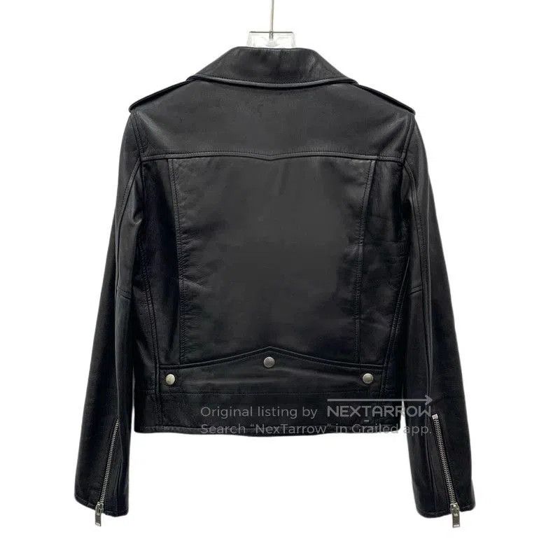 Yves Saint Laurent Yves Saint Laurent Black Leather Jacket. Size US S / EU 44-46 / 1 - 2 Thumbnail
