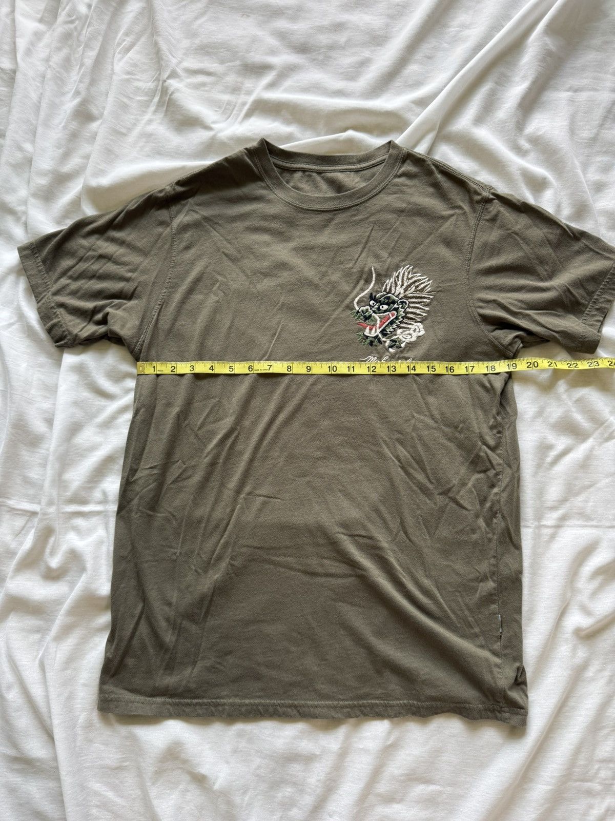 Maharishi Maharishi Embroidered Dragon T-Shirt Olive Size US S / EU 44-46 / 1 - 3 Thumbnail
