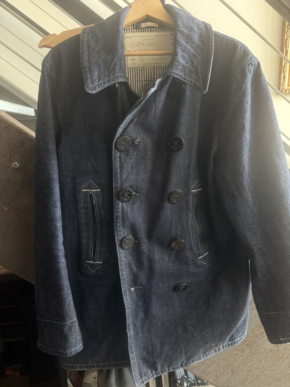 Mister Freedom Denim Peacoat (original version)