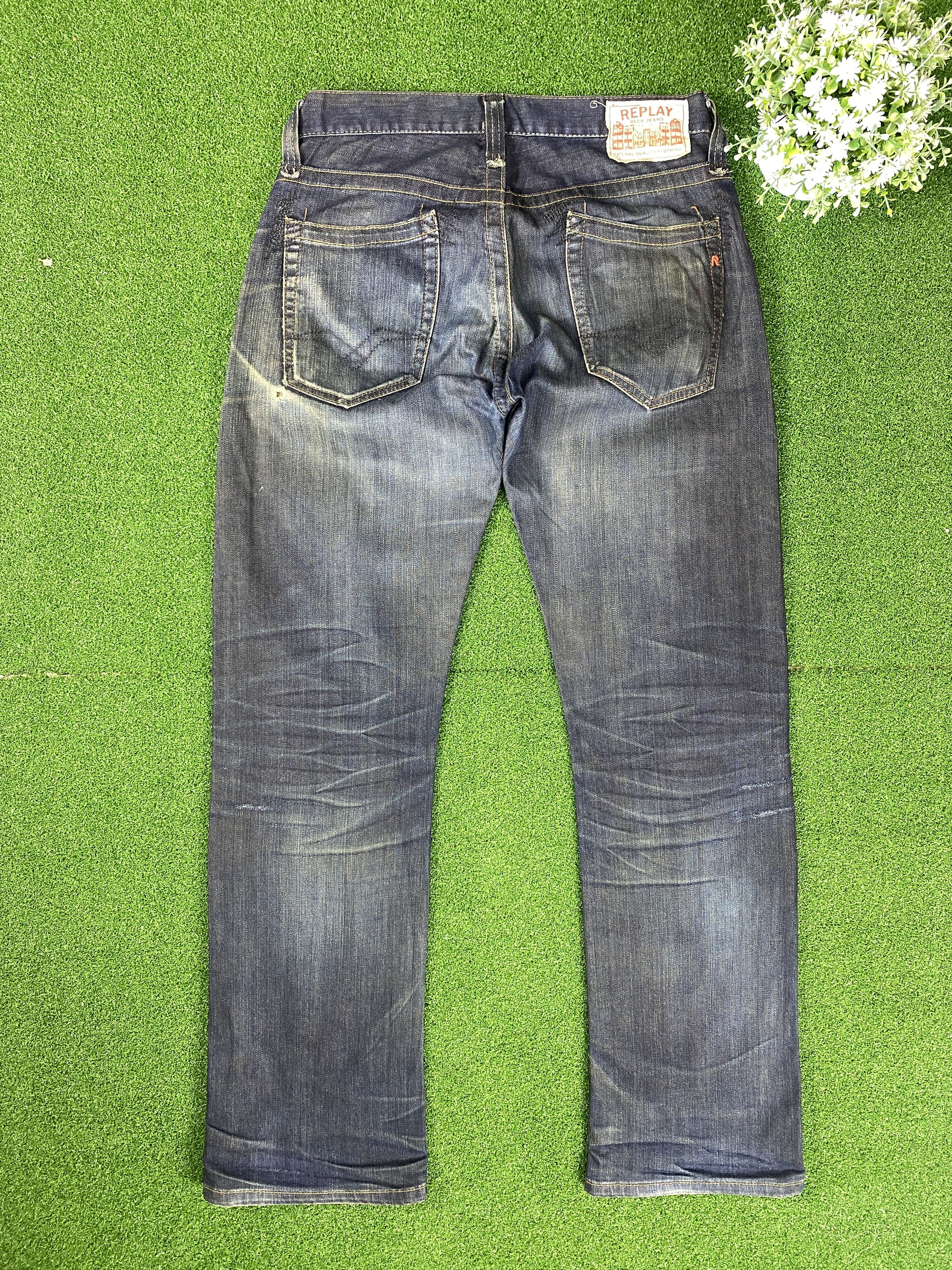 Replay Vintage Replay Faded Black Jeans CP0070 Size US 34 / EU 50 - 7 Thumbnail
