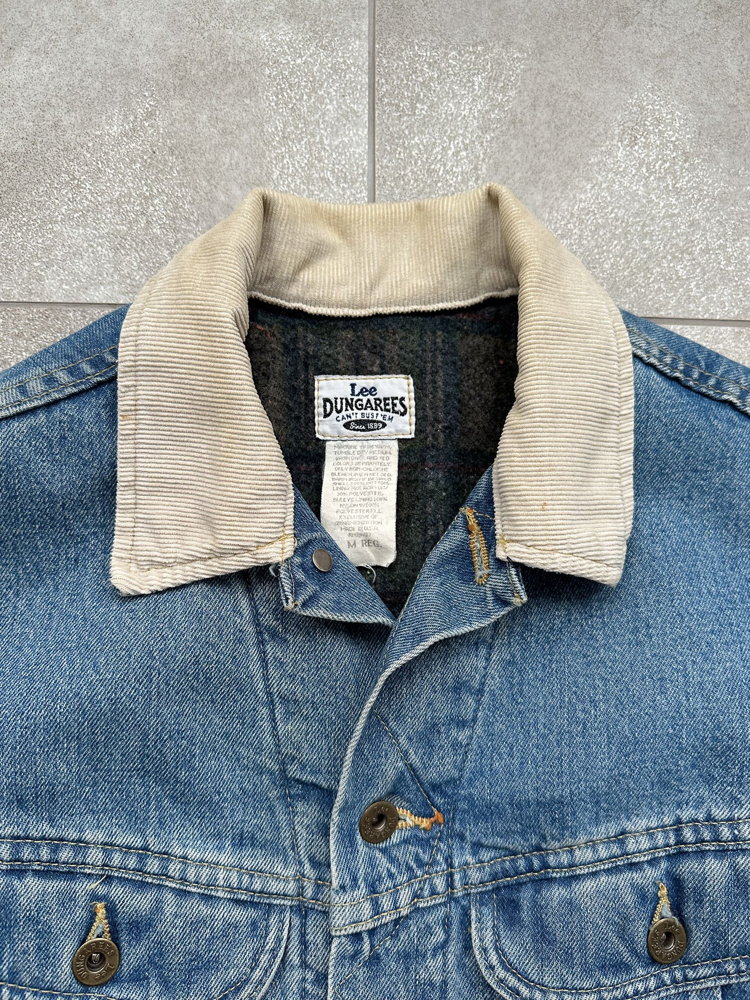 Lee Vintage Lee Blue Denim Trucker Sherpa Jacket Size US M / EU 48-50 / 2 - 5 Thumbnail