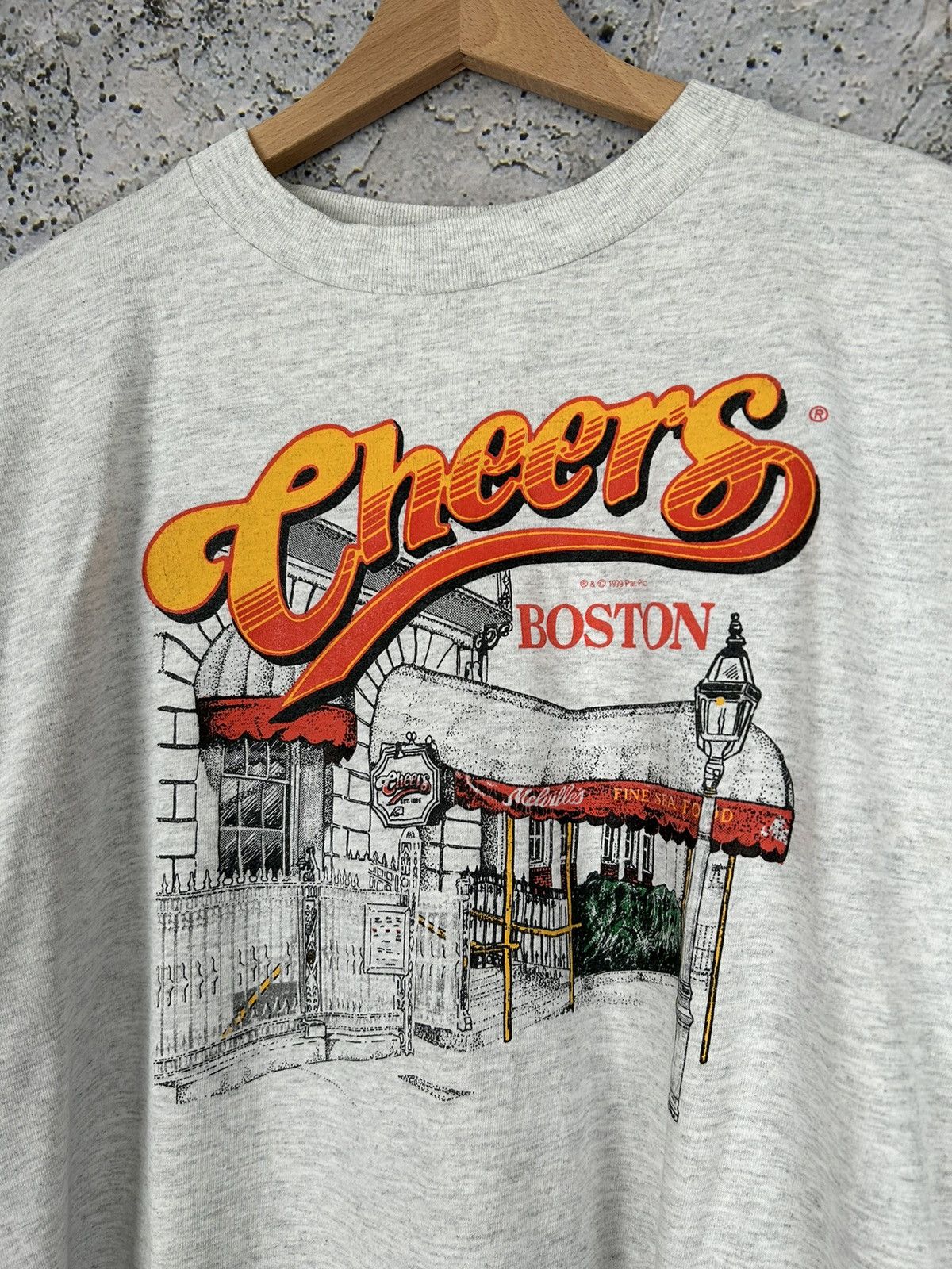 Vintage Vintage Boston Cheers Graphic Tee USA Rare Hype Size US XL / EU 56 / 4 - 3 Thumbnail