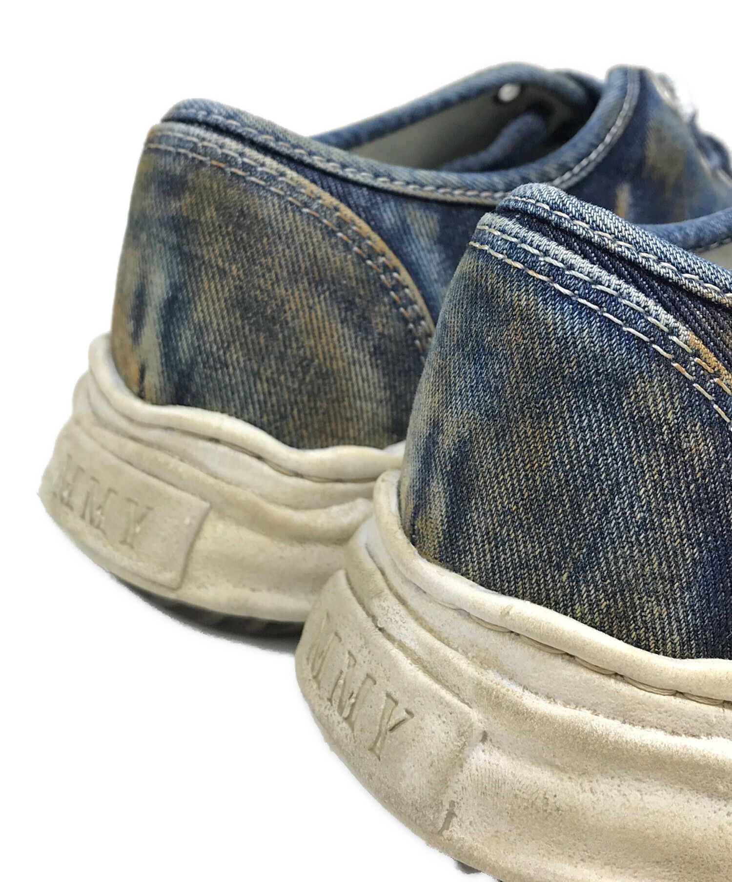 Maison MIHARA YASUHIRO Maison MIHARA YASUHIRO BAKER Washed Denim Low-Top Sneakers Size US 7 / EU 40 - 7 Thumbnail