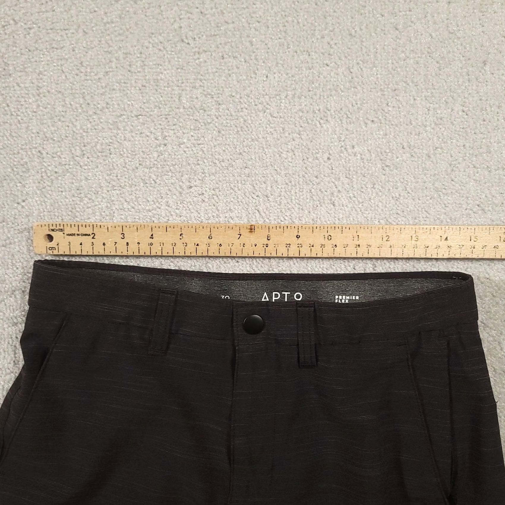 Apt. 9 Apt 9 Shorts Mens 30 Black Premier Flex Dress Golf Casual Stretch Chino Size US 30 / EU 46 - 6 Thumbnail