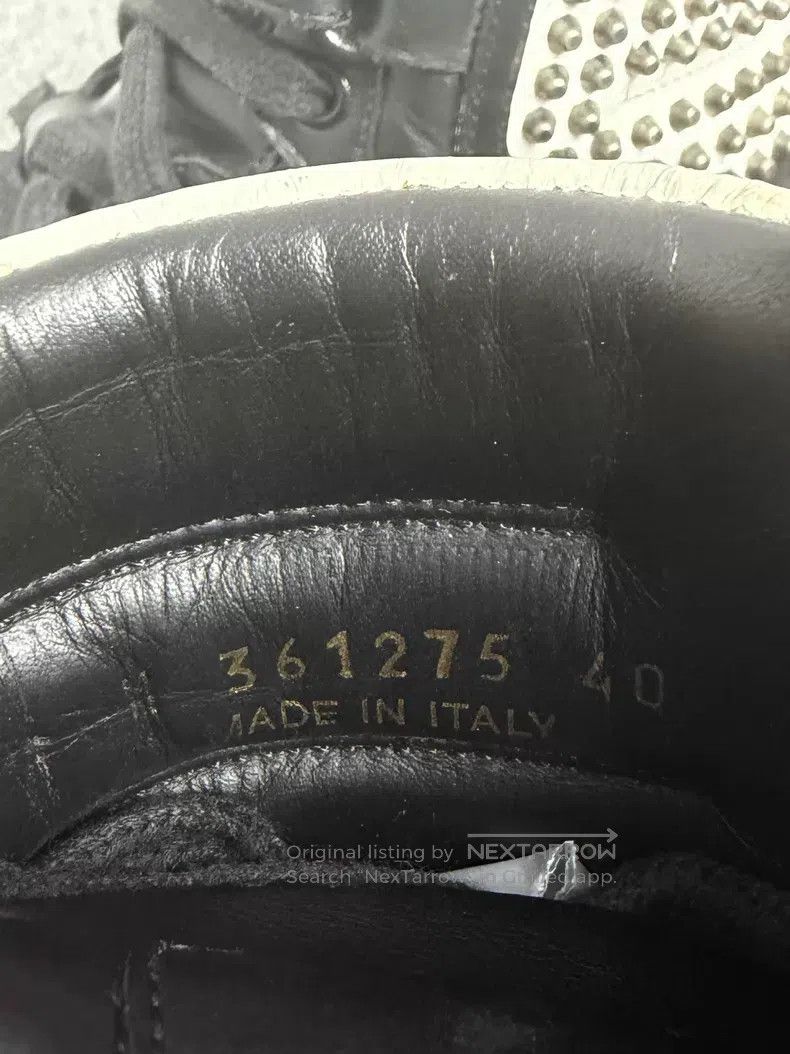 Saint Laurent Paris Saint Laurent Paris Black and White Color Block Rivet High Size US 7 / EU 40 - 5 Thumbnail