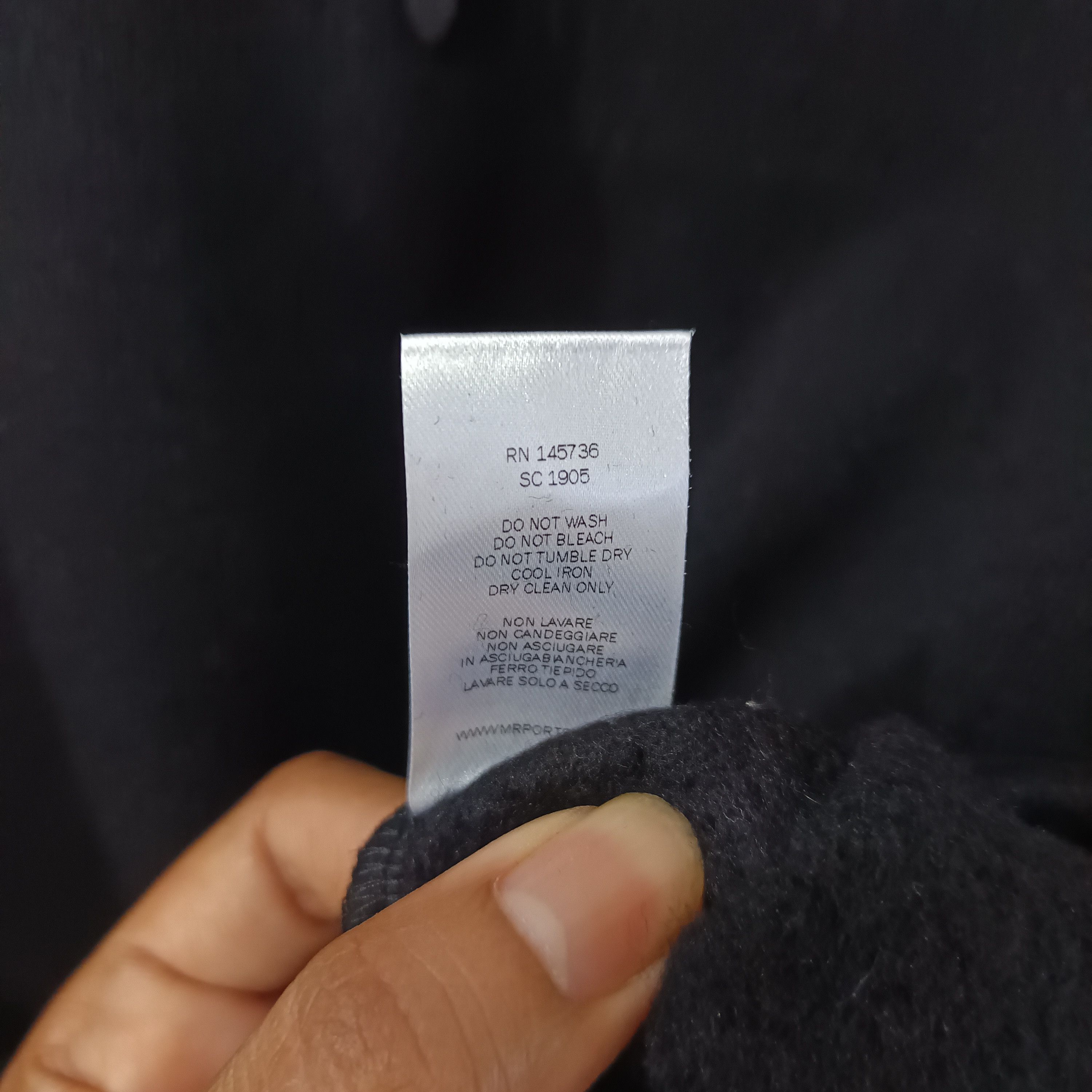 Mr P. Mr. P Black Quarter-Zip Sweater - Size L Size US L / EU 52-54 / 3 - 7 Thumbnail
