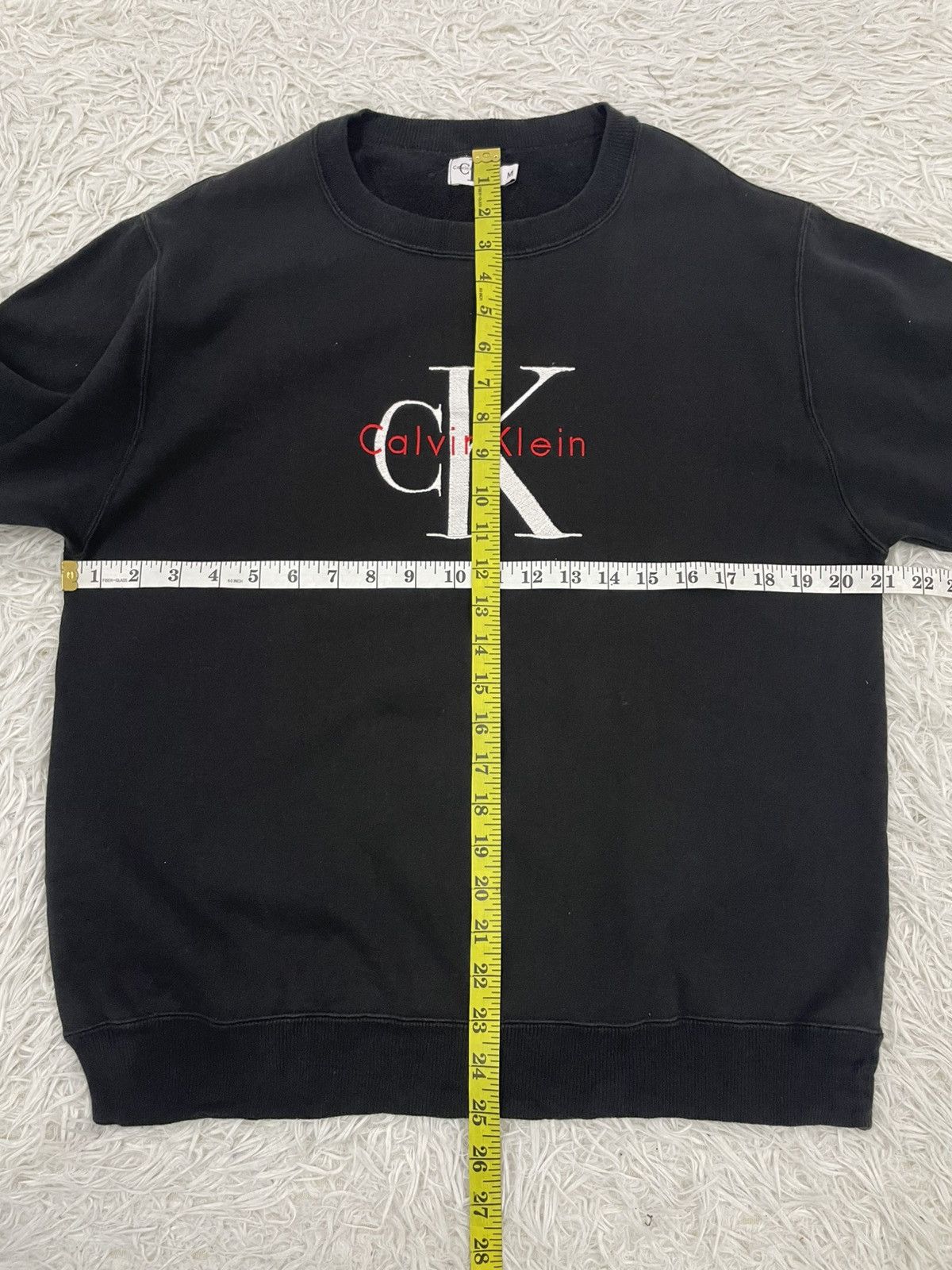 Calvin Klein CK Calvin Klein Embroidered Logo Sweatshirt Made in Usa Size US M / EU 48-50 / 2 - 4 Thumbnail