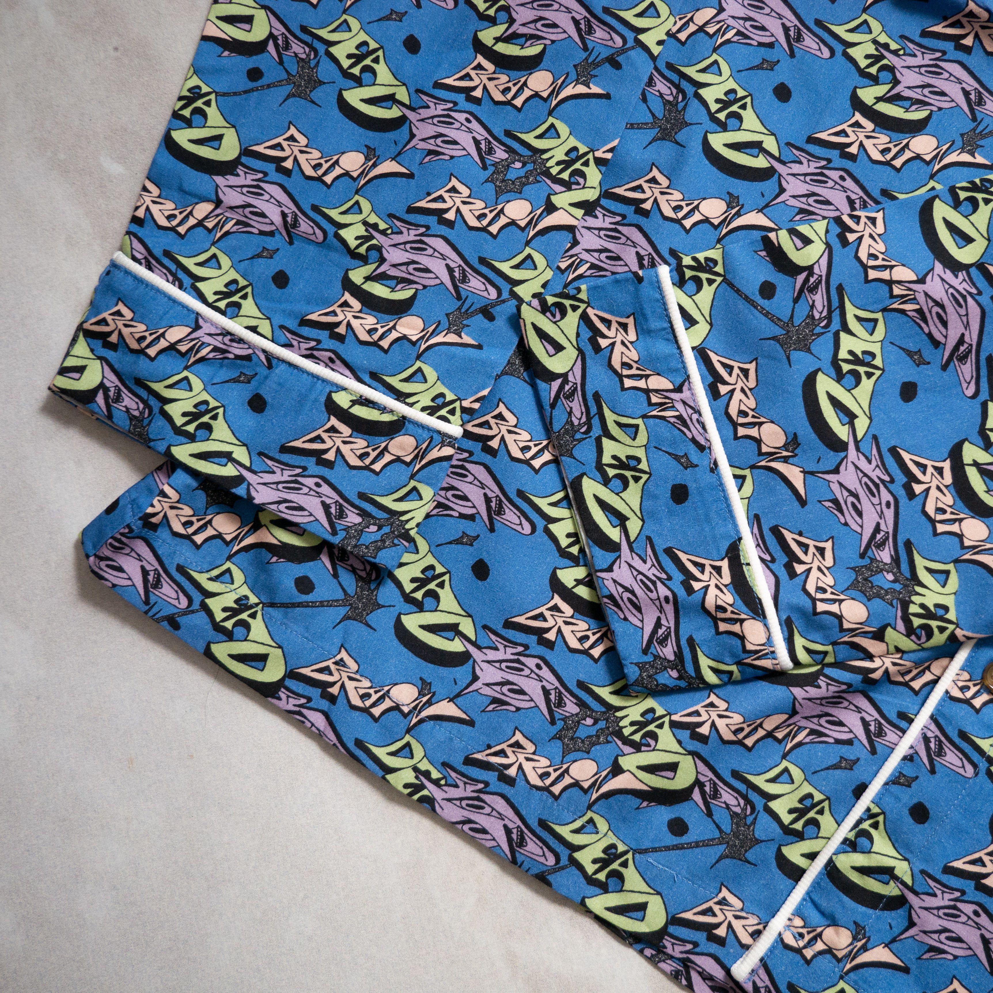 Brain Dead Brain Dead Pajama Button Ups Shirt New L Size US L / EU 52-54 / 3 - 6 Thumbnail