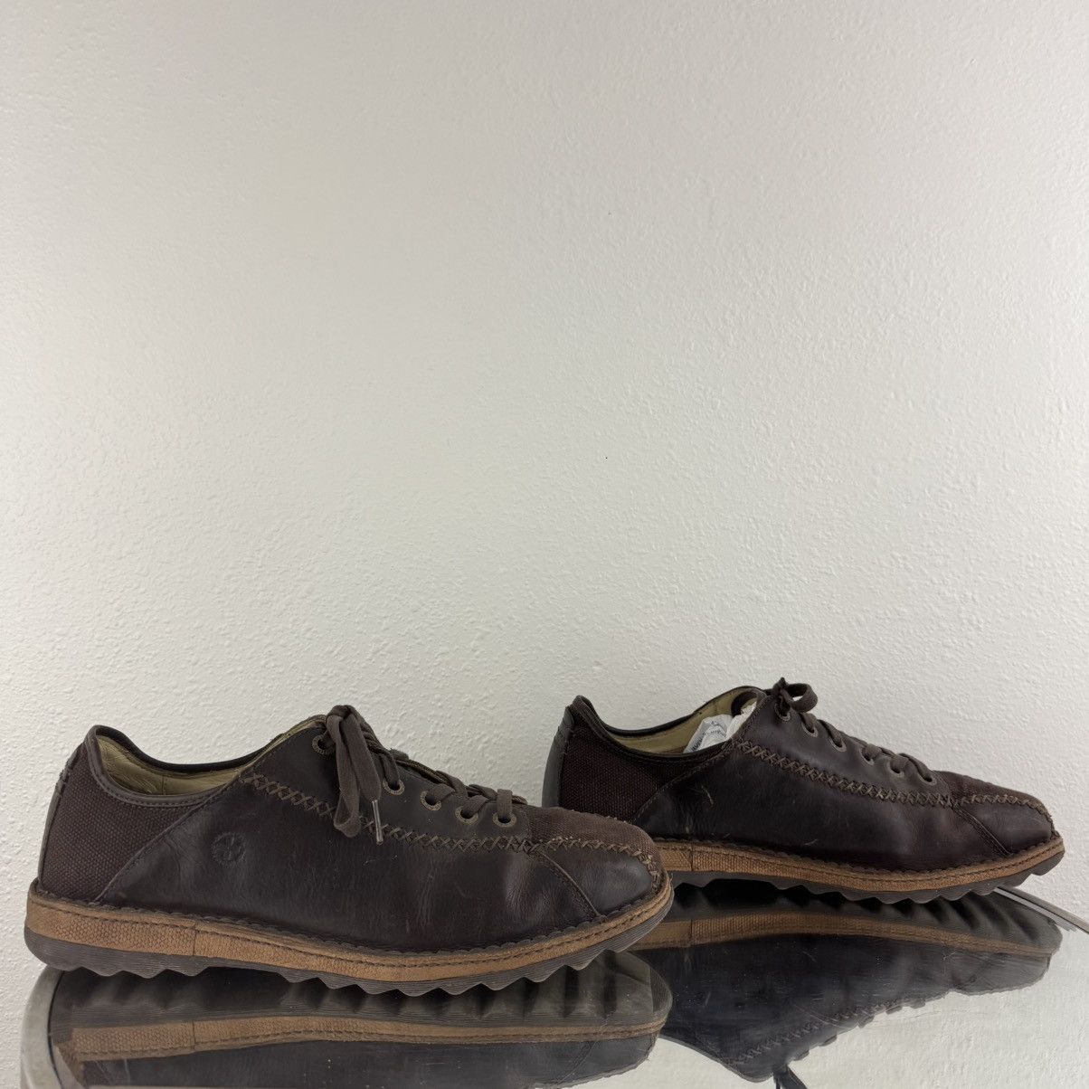 Dr. Martens DR. MARTENS Mens Dark Brown Leather Lace Up Oxford Sneakers Size US 13 / EU 46 - 2 Thumbnail