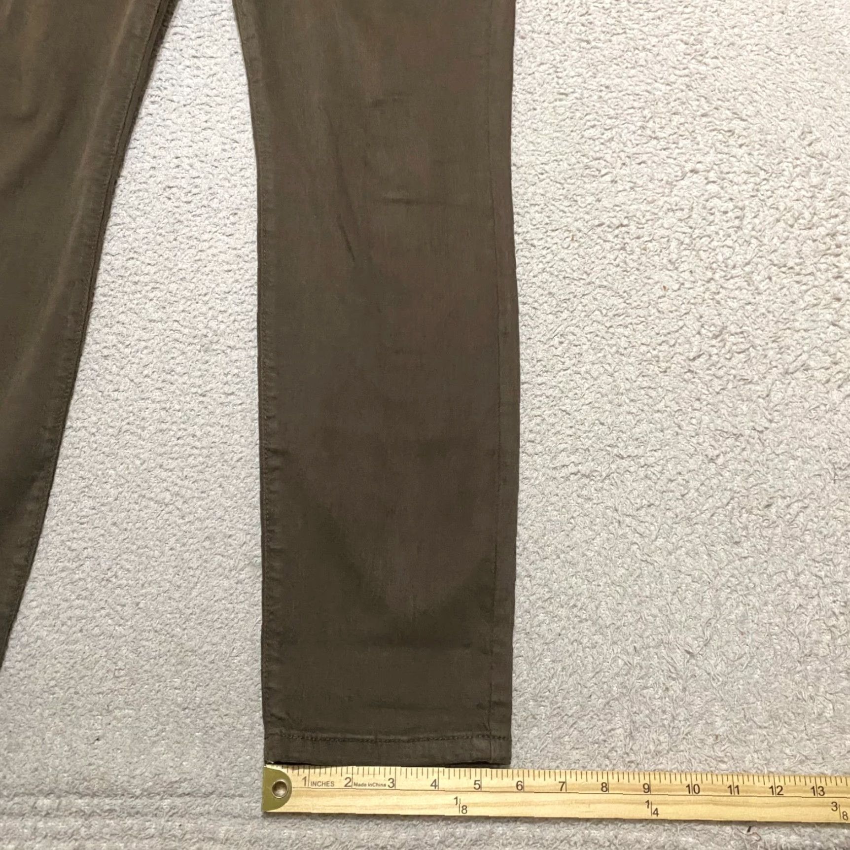 Sam Edelman Sam Edelman Jeans Womens Regular Size 16 Brown Mid Rise Skinny 30 Inseam 5-Pocket Design Size 38" / US 16 / IT 52 - 5 Thumbnail