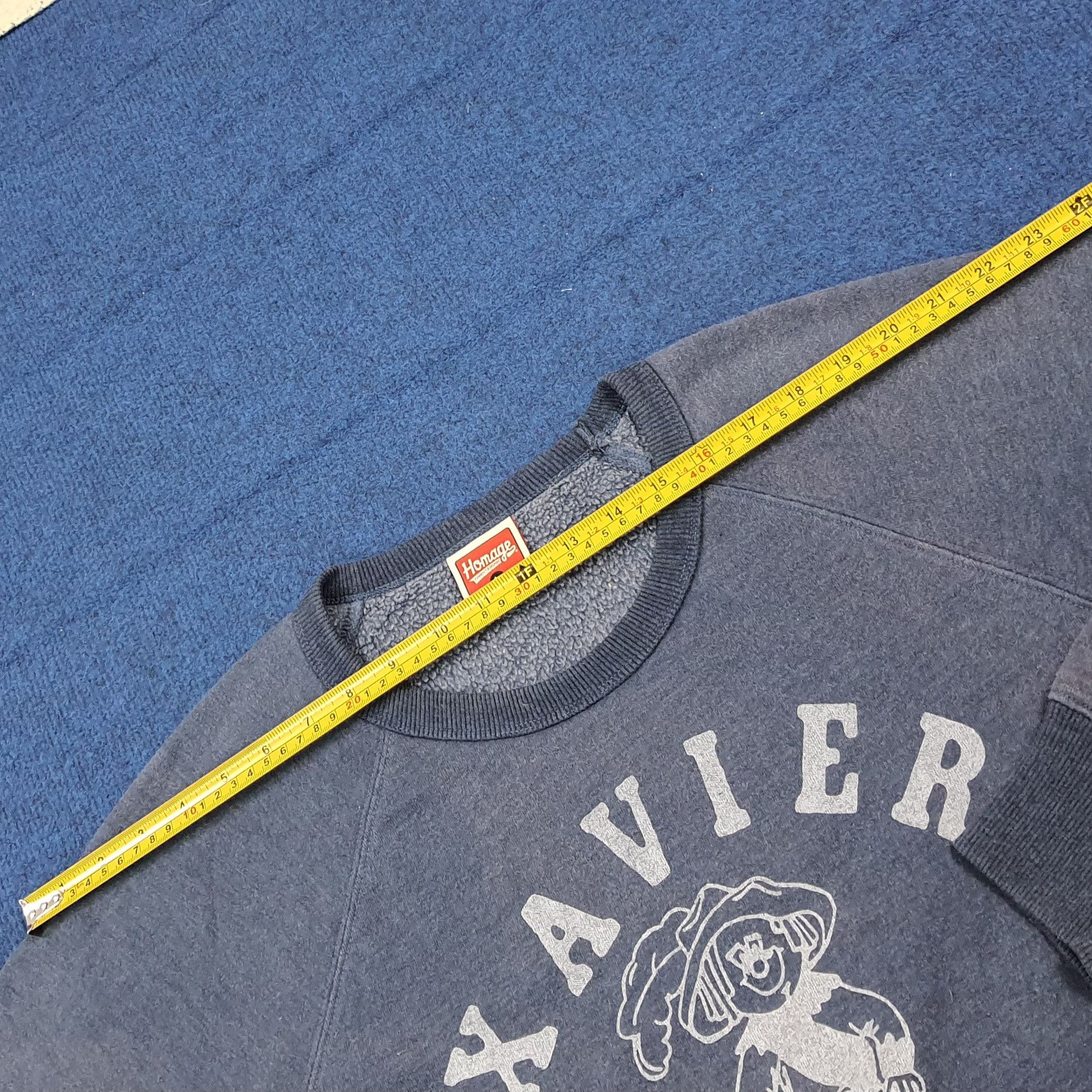 Homage Vintage Xavier University College Mascot Sweatshirt C290N5 Size US L / EU 52-54 / 3 - 11 Thumbnail