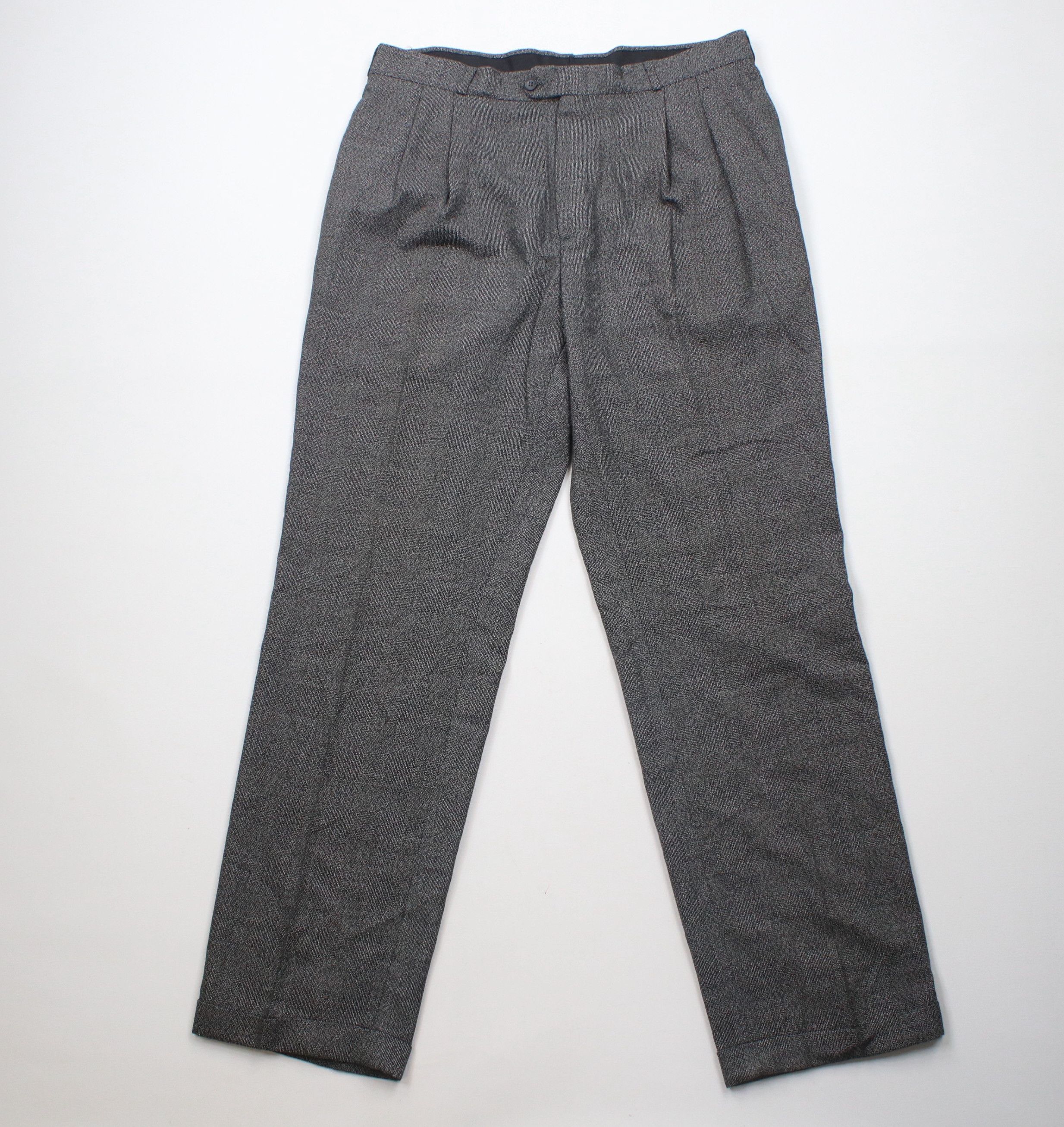 Vintage Vintage 90s Streetwear Cuffed Wide Leg Chino Pants USA Size US 36 / EU 52 - 1 Thumbnail