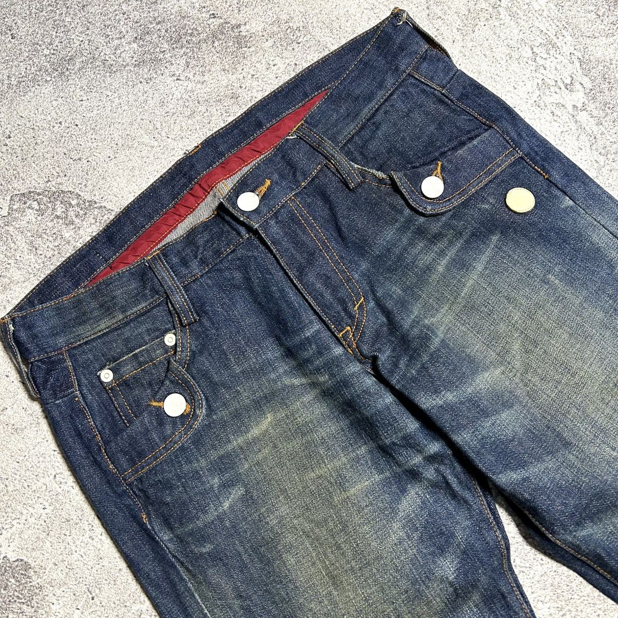 Japanese Brand Vintage Denim Flared Hummel Size US 29 - 2 Thumbnail