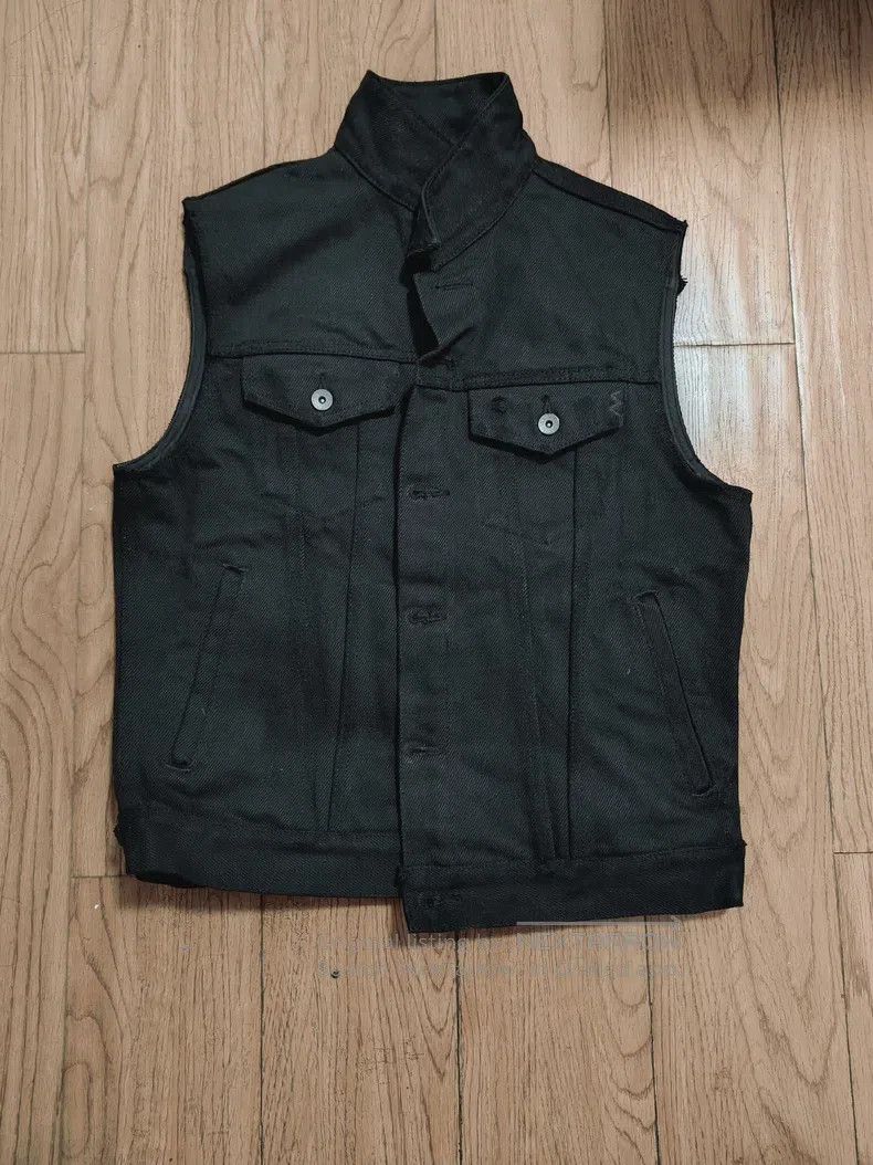Iron Heart Iron Heart Size 38 Super heavy 21oz cowboy vest Size US XXS / EU 40 - 1 Thumbnail