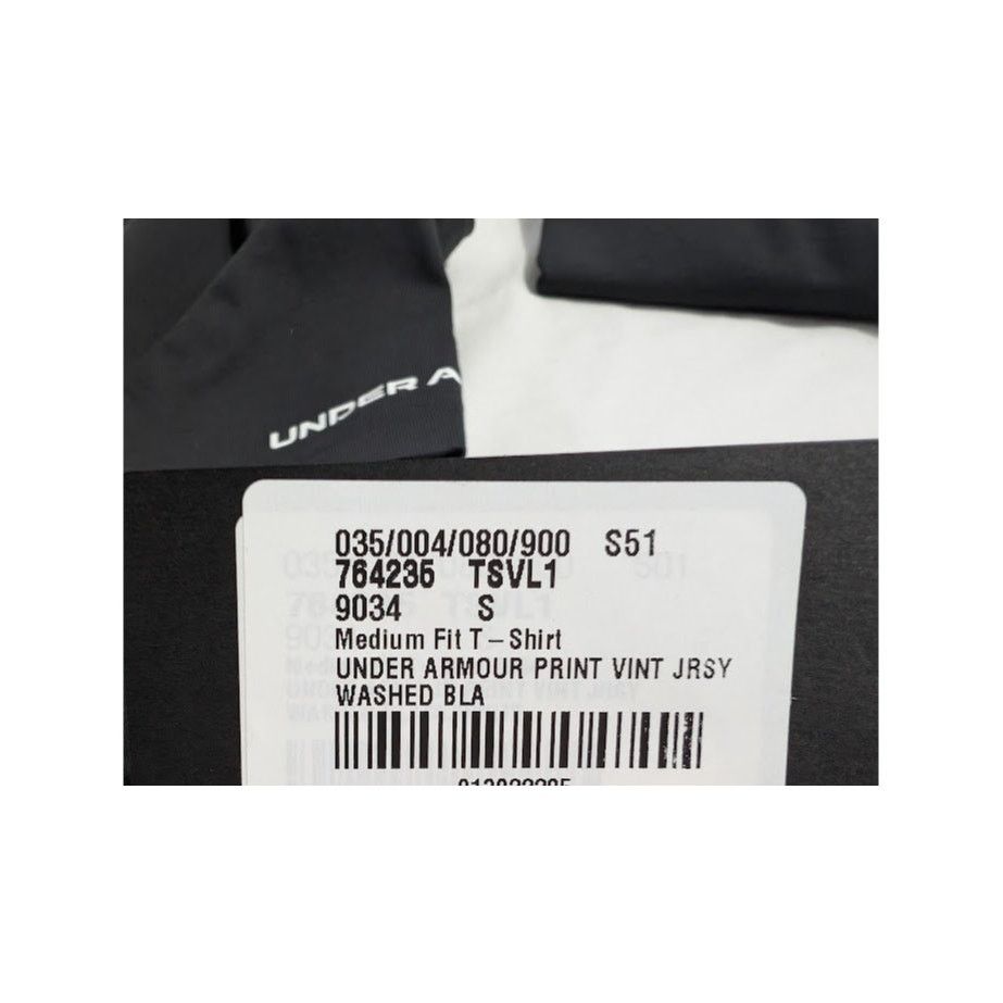 Balenciaga × Under Armour o1rshd1 Q:2 / Print Vint Medium Fit T-Shirt in Black Size US S / EU 44-46 / 1 - 21 Thumbnail