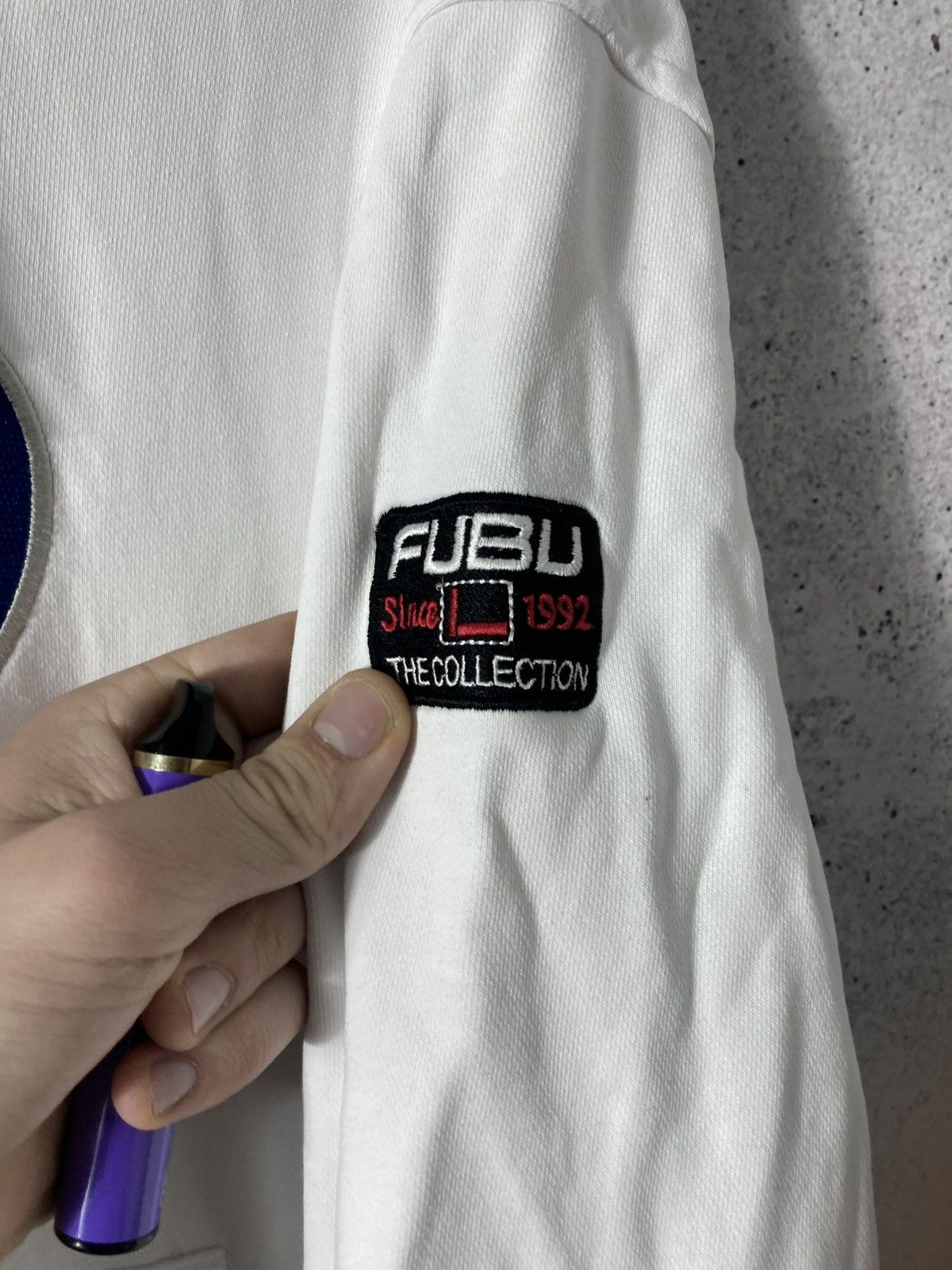 Fubu 90s Vintage Fubu Hoodie White Size US XL / EU 56 / 4 - 2 Thumbnail
