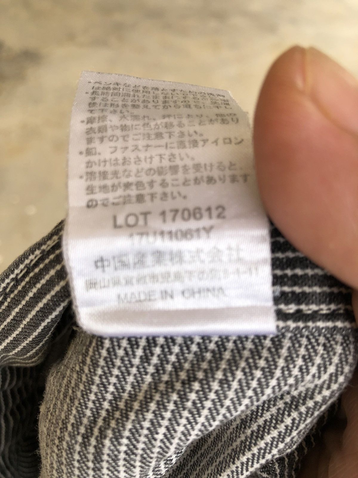 Japanese Brand × Vintage Vintage DOGMAN Small Stripe Cargo Pant Size US 35 - 23 Thumbnail