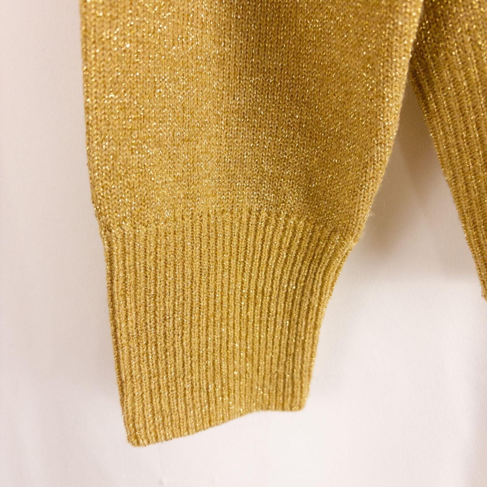 Other Dress Barn Gold Solid Top Womens Small Petite Size S / US 4 / IT 40 - 5 Thumbnail
