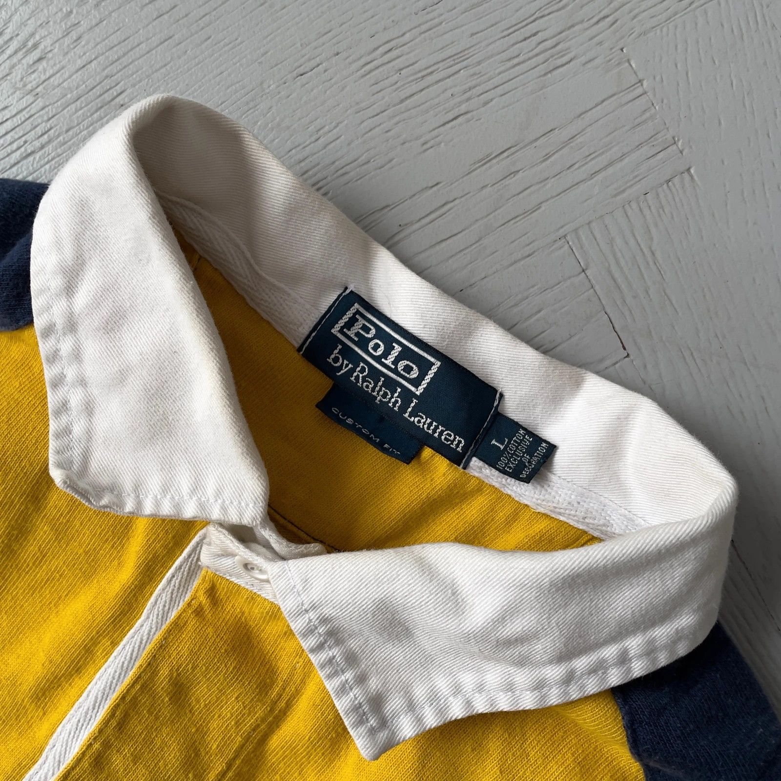 Vintage Vintage Polo by Ralph Lauren Preppy Rugby Shirt Size US L / EU 52-54 / 3 - 7 Thumbnail