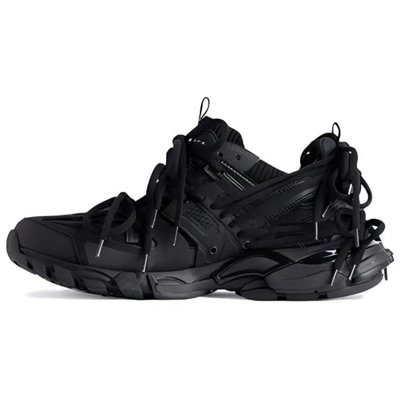 Balenciaga o1bcso1str0325 Track Corset Lace-Up Sneakers in Black Size US 13 / EU 46 - 2 Thumbnail