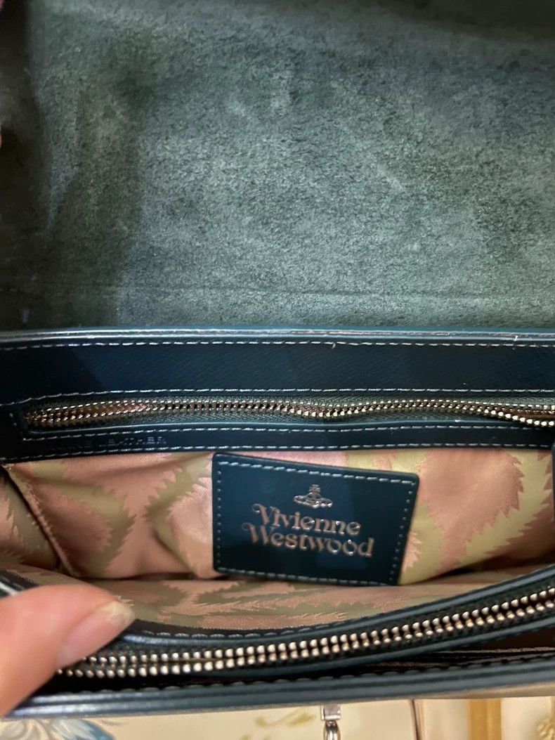Vivienne Westwood Vivienne Westwood size os Peacock blue leather bag shoulder Size ONE SIZE - 6 Thumbnail