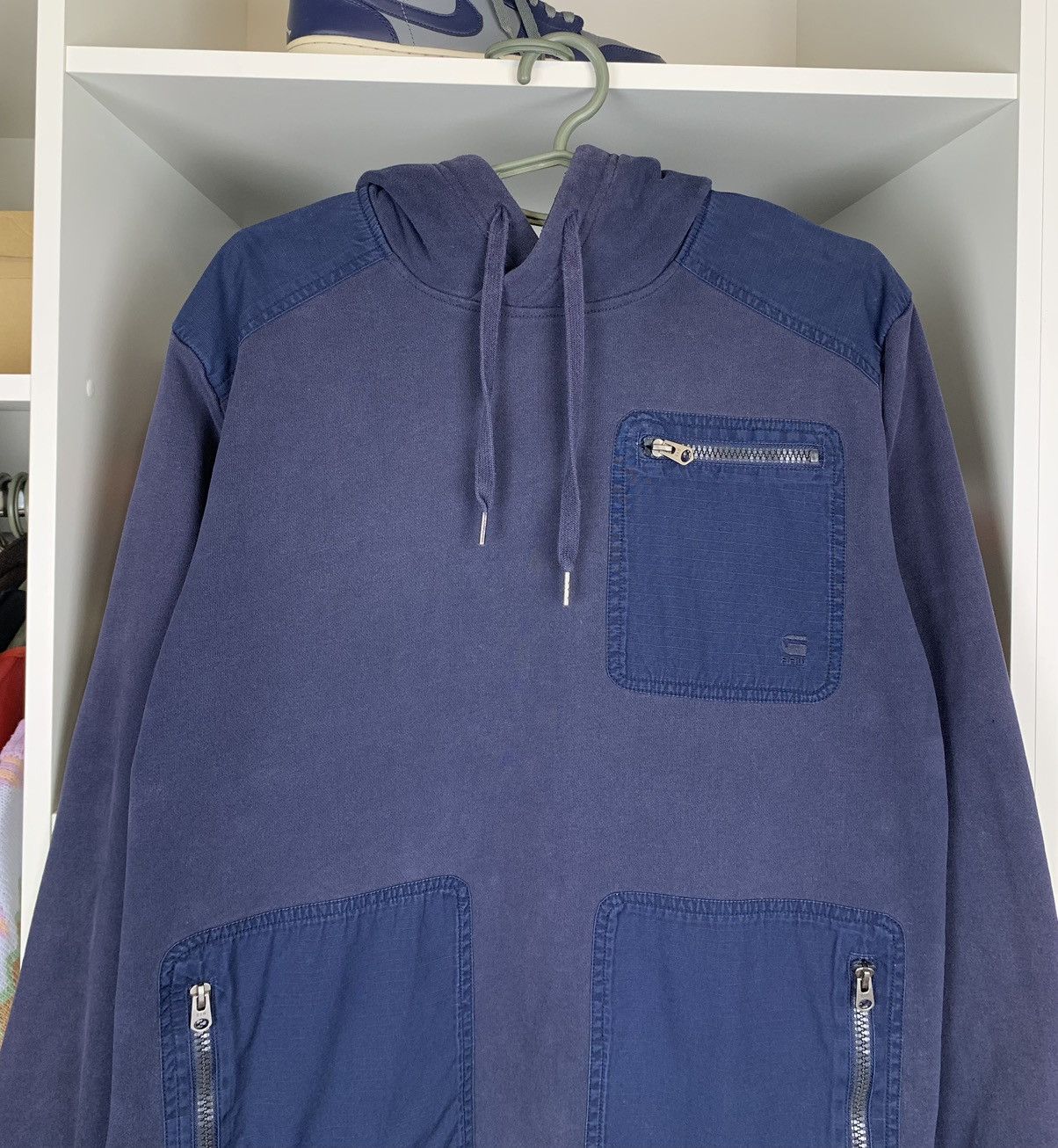 G-Star G-star Arris Straight Faded Hoodie Size US M / EU 48-50 / 2 - 2 Thumbnail