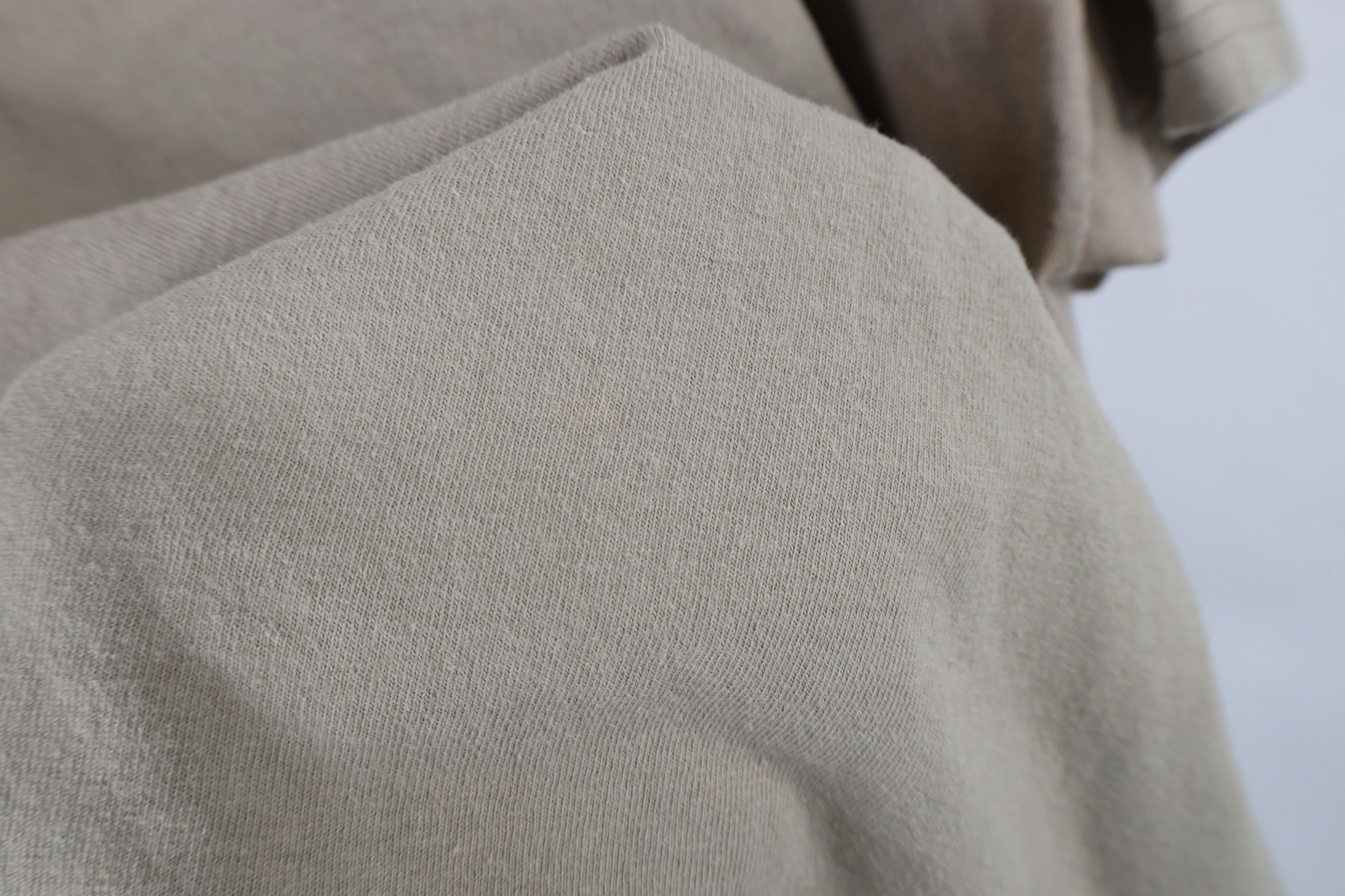 Vintage Vintage 90s Streetwear Heavyweight Cotton T-Shirt Khaki Size US XXL / EU 58 / 5 - 9 Thumbnail