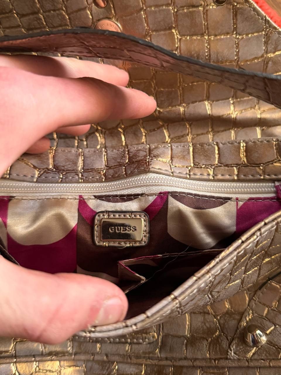 Guess Guess Y2K Avant-Garde Streetwear Archive Japan Clutch Bag Size ONE SIZE - 9 Thumbnail
