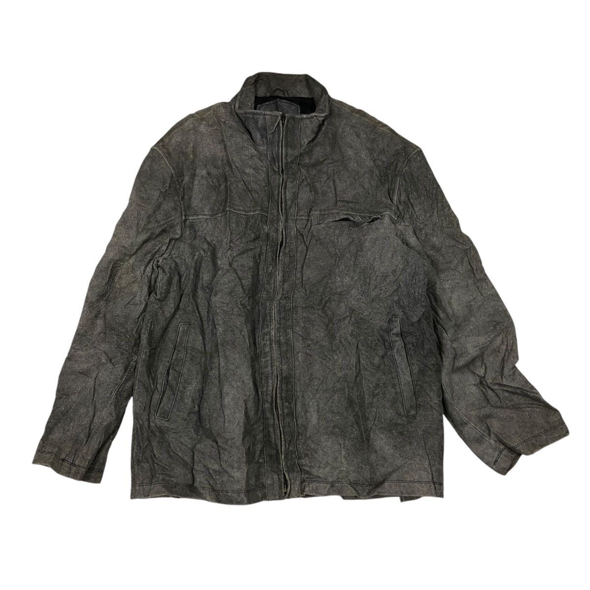 Japanese Brand 🔥VINTAGE BOMBER LEATHER JACKET BIKER DAN VALENTINO PARIS Size US L / EU 52-54 / 3 - 1 Thumbnail