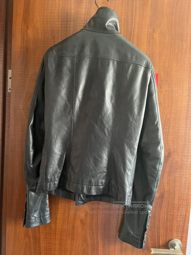 Rick Owens RICK OWENS Black Leather Jacket Size US M / EU 48-50 / 2 - 6 Thumbnail