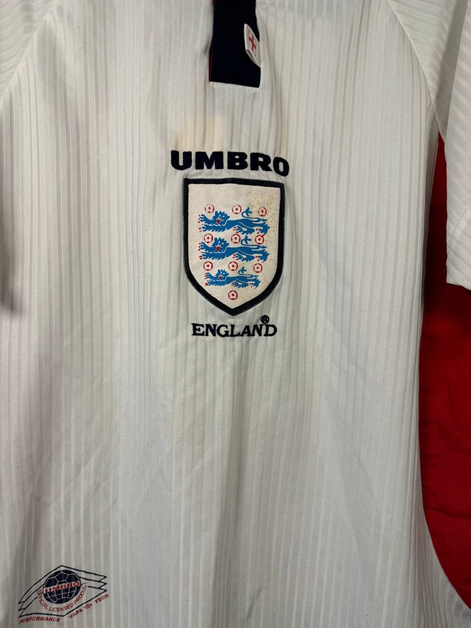 Vintage 90's England National Team 1998 Fan Soccer Jersey XL Size US XL / EU 56 / 4 - 5 Thumbnail