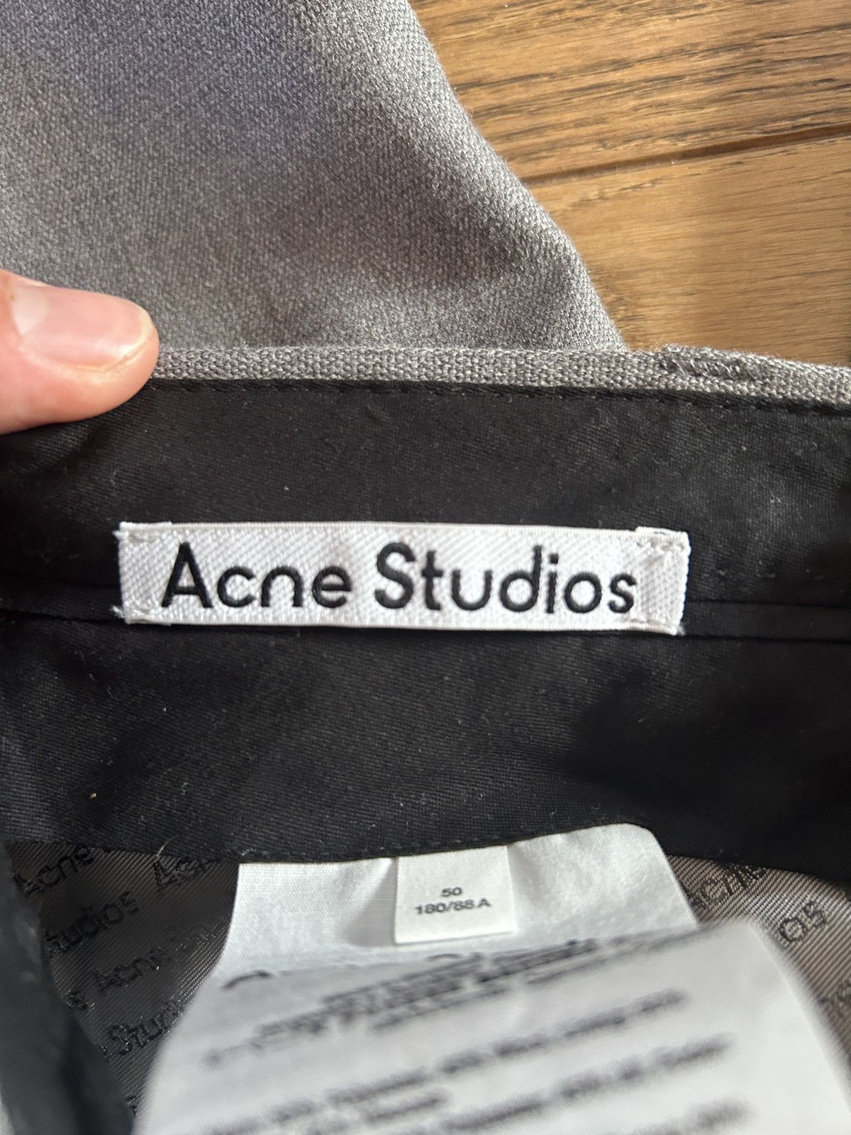 Acne Studios Acne Studios Wide Leg Trousers Size US 34 / EU 50 - 11 Thumbnail