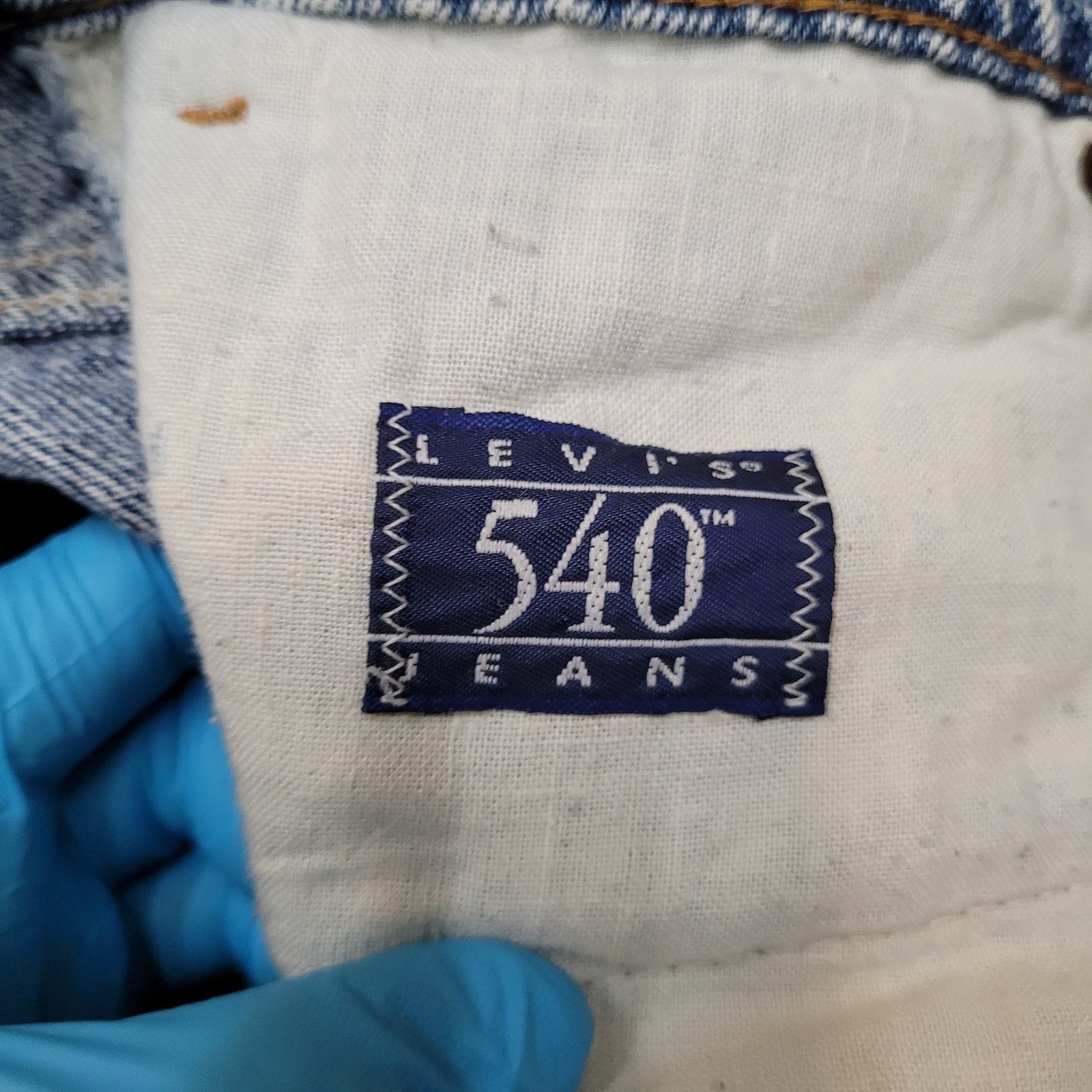 Levi's Vintage 90s Levi's 540 Jeans 33x29.5 USA Baggy Acid-Wash Size US 33 - 15 Thumbnail